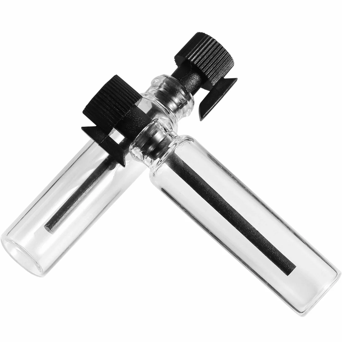 EXCEART 100 Piezas Mini Botellas de Perfume Vacías Frasco Cuentagotas 1 Ml Negro