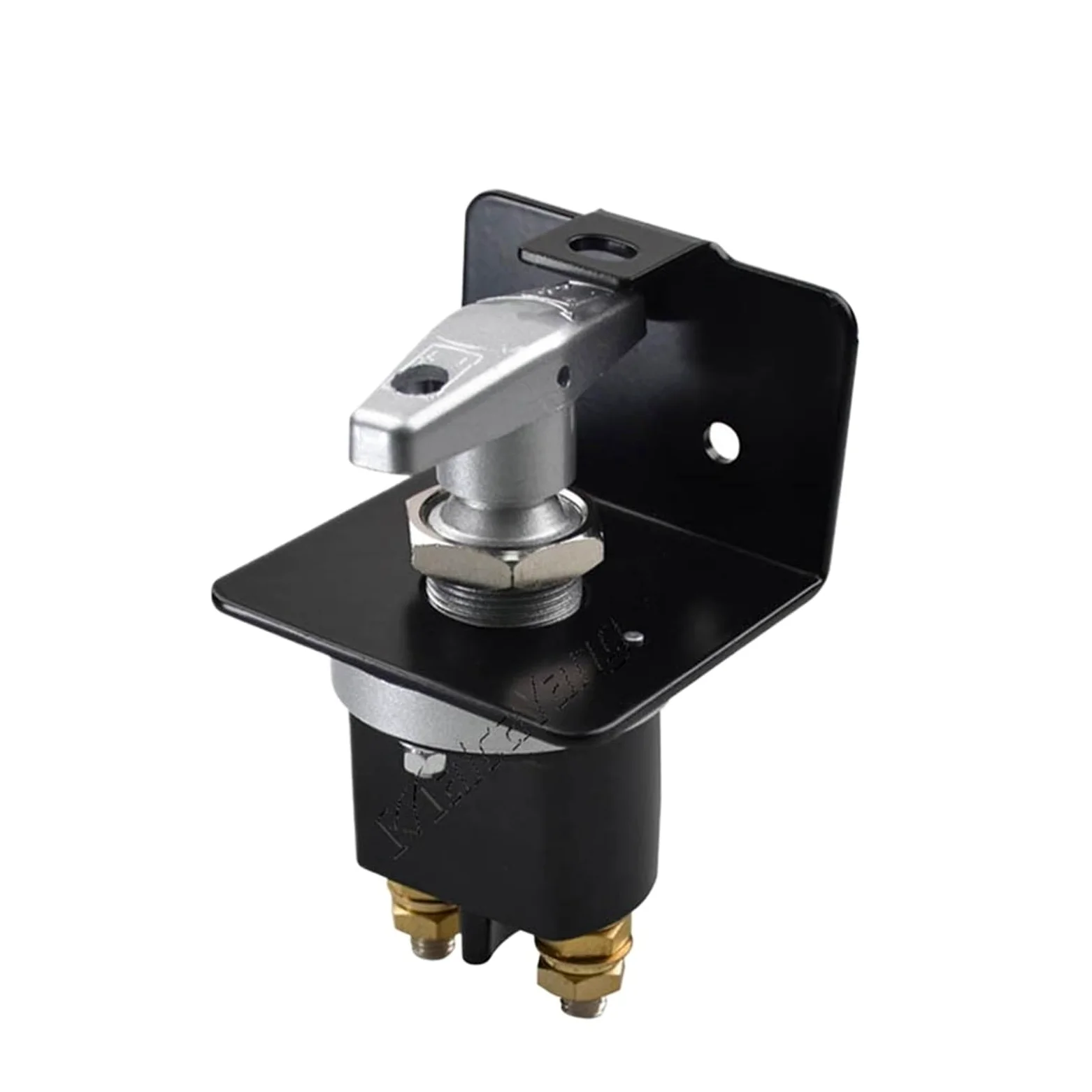 Aislador del desconector del cortador del circuito de la batería del interruptor de la masa de la batería resistente con el ojo de la cerradura(With black bracket)