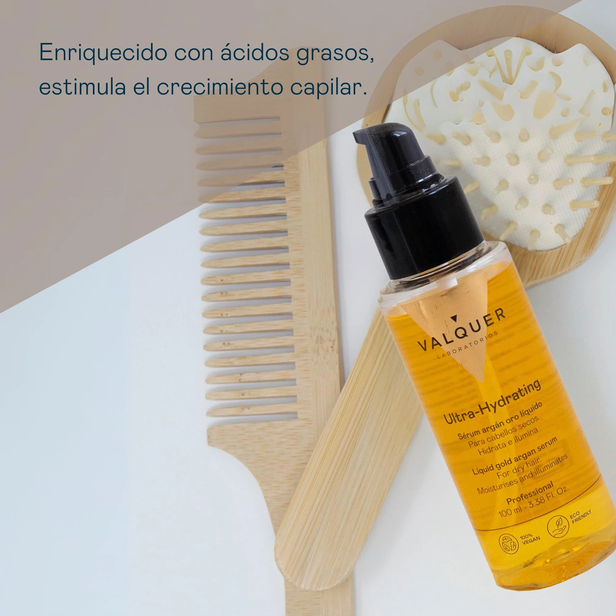 VALQUER Sérum Capilar Aceite de Argán y Zanahoria 100 ml Vegano