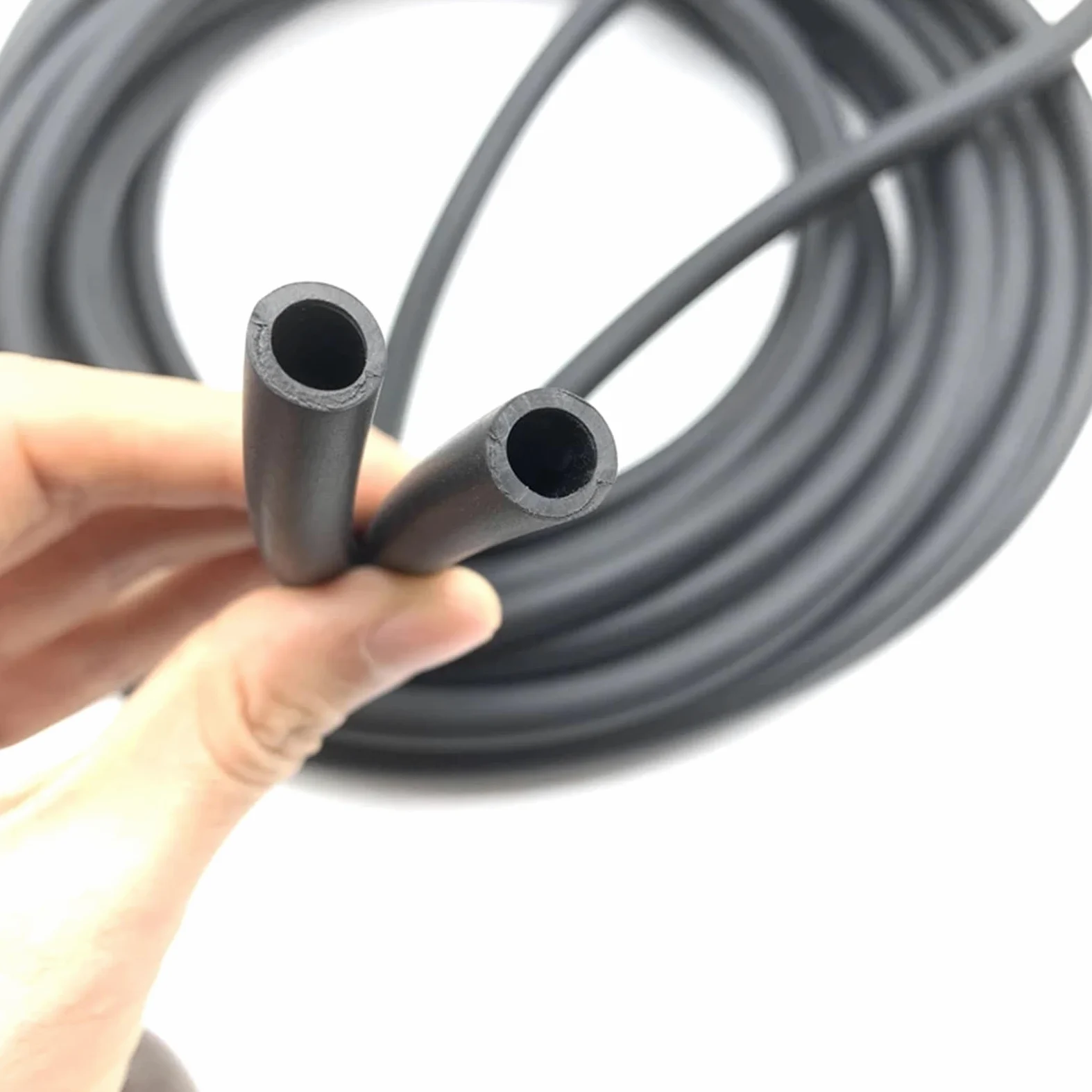 Tubo Gasolina Moto Tubo de silicona de 1/2/3/5 metros de diámetro interior, 3/4/5/6/7/8/9/10/15/16/19 mm, manguera de goma flexible, conector de agua for bebidas gaseosas de grado alimenticio(5M_OD16X