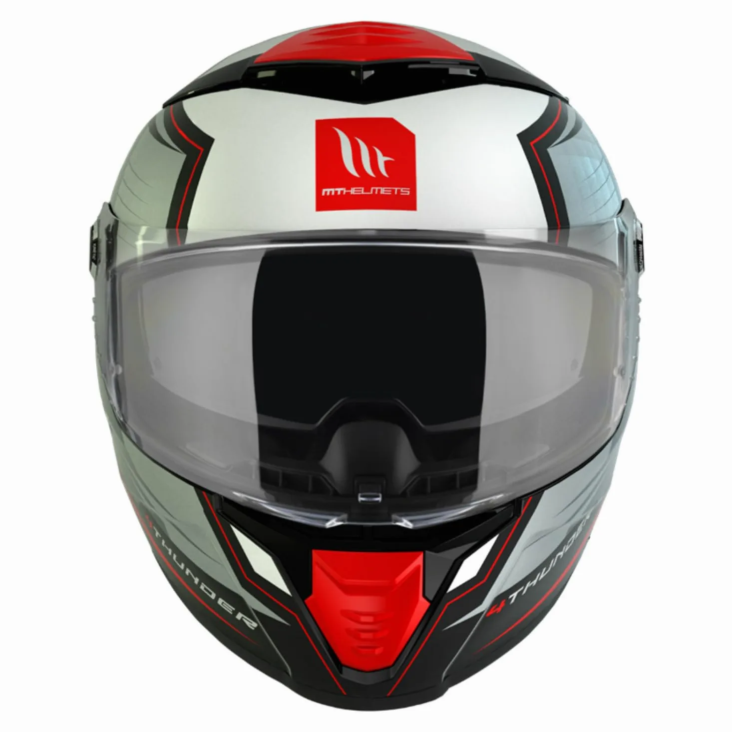 Casco Integral MT Thunder 4 SV PENTAL B5 Rojo Nácar Mate L (Doble Pantallas con Pantalla Solar - PINLOCK Ready) (ECE 22.06)