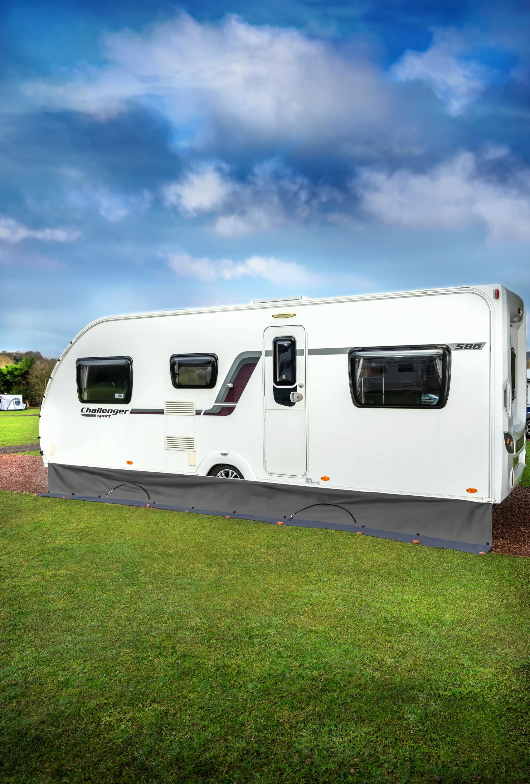 Maypole Organizador de faldón para caravanas y autocaravanas, Compartimentos de Almacenamiento Grandes para Almacenamiento al Aire Libre