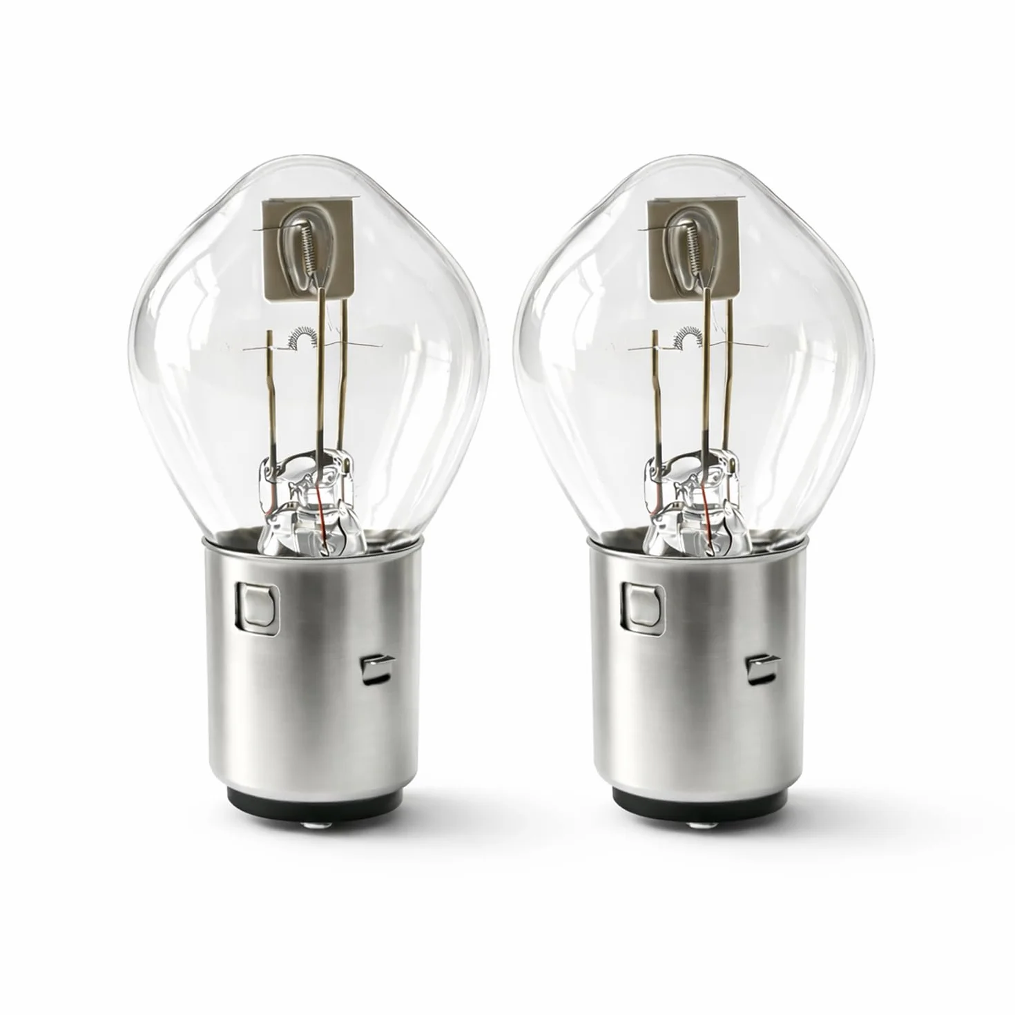 LIGHTWORLD24 BA20d S2 12V 35/35W – Juego de 2 bombillas halógenas Bilux para motocicleta, scooter o ciclomotor – Luz de cruce y carretera superbrillante