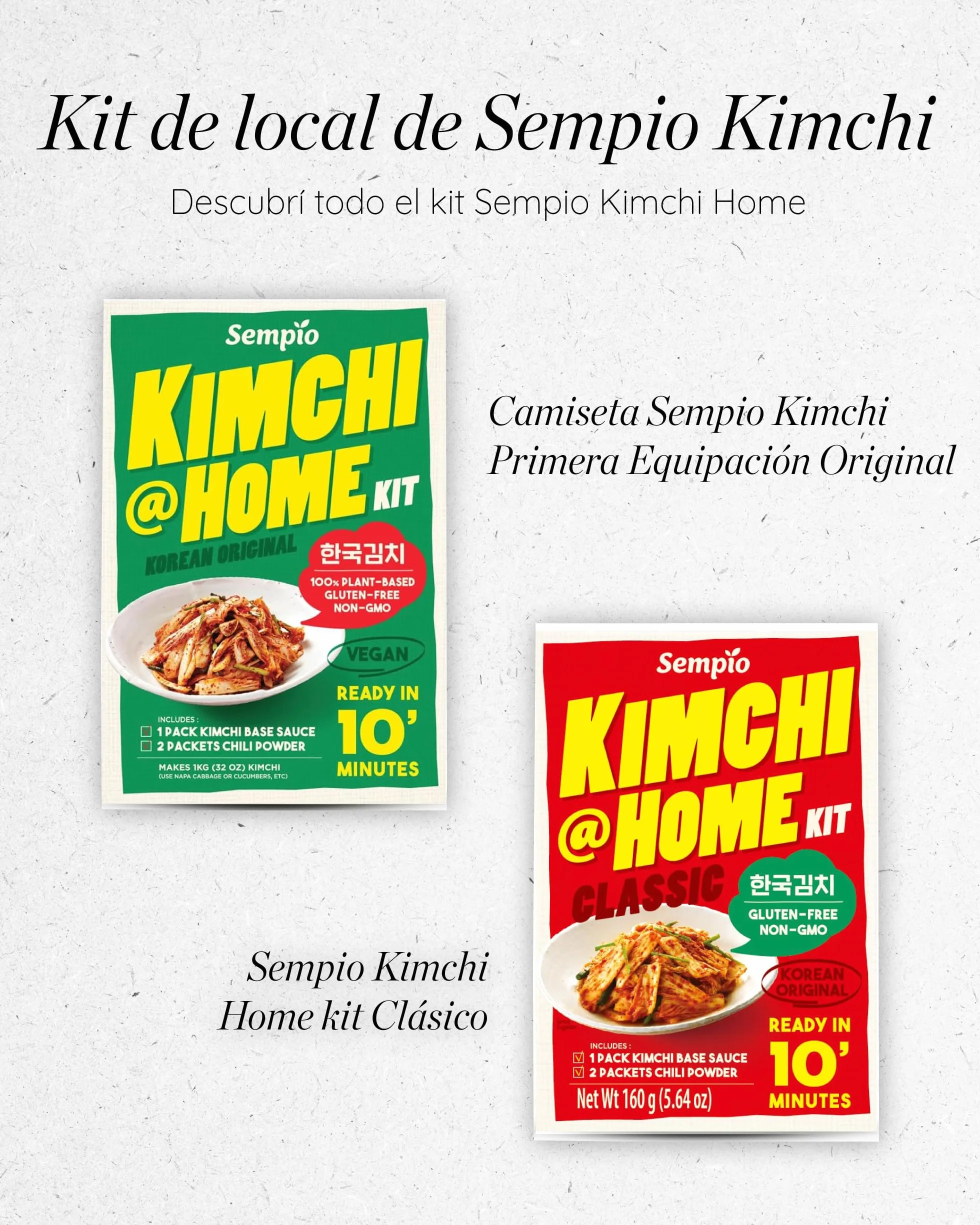 SEMPIO Set de kimchi en casa 170 g