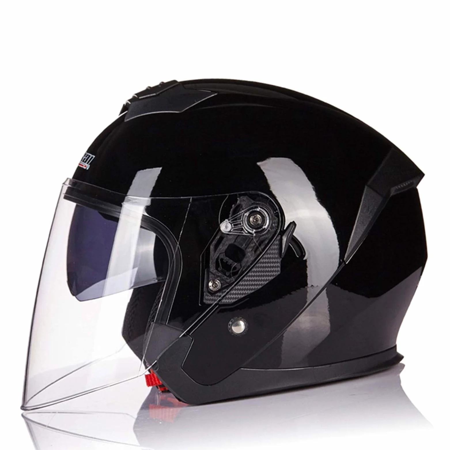 Cascos Protectores para Motocicletas Casco Abierto para Motocicleta Casco de Media Cara para Motocicleta Abs Moto Eléctrica ty Doble Lente Moto Casque Casco Moto para Adultos Hombres Mujer