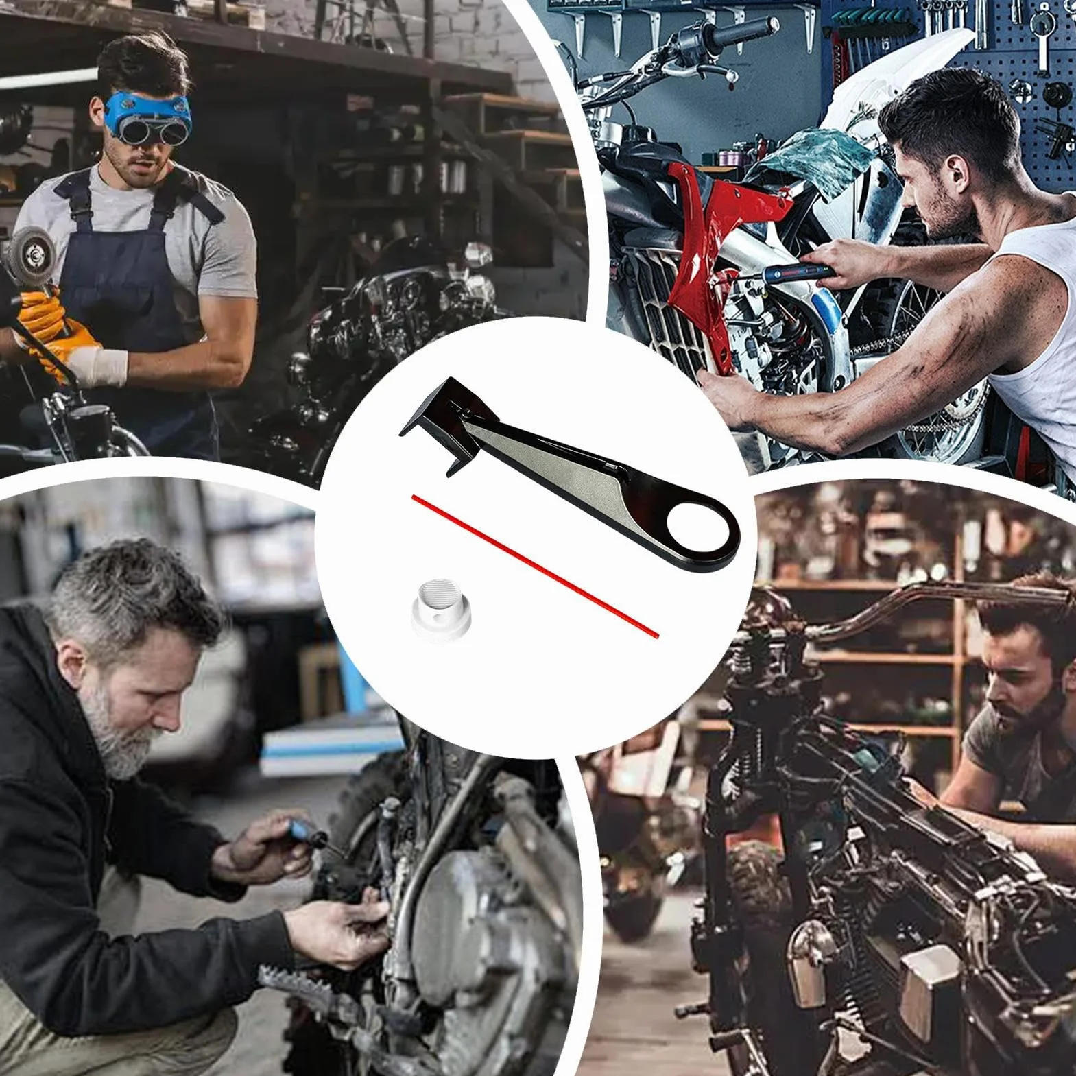 Aplicador De Lubricante Cadena Moto, Ayuda para Limpieza De Cadena Motocicleta, Herramienta Limpiador Cadenas Moto, Lavadors Grasa Cadenas Motos, para Lubricante, Cera Y Desengrasantecadena