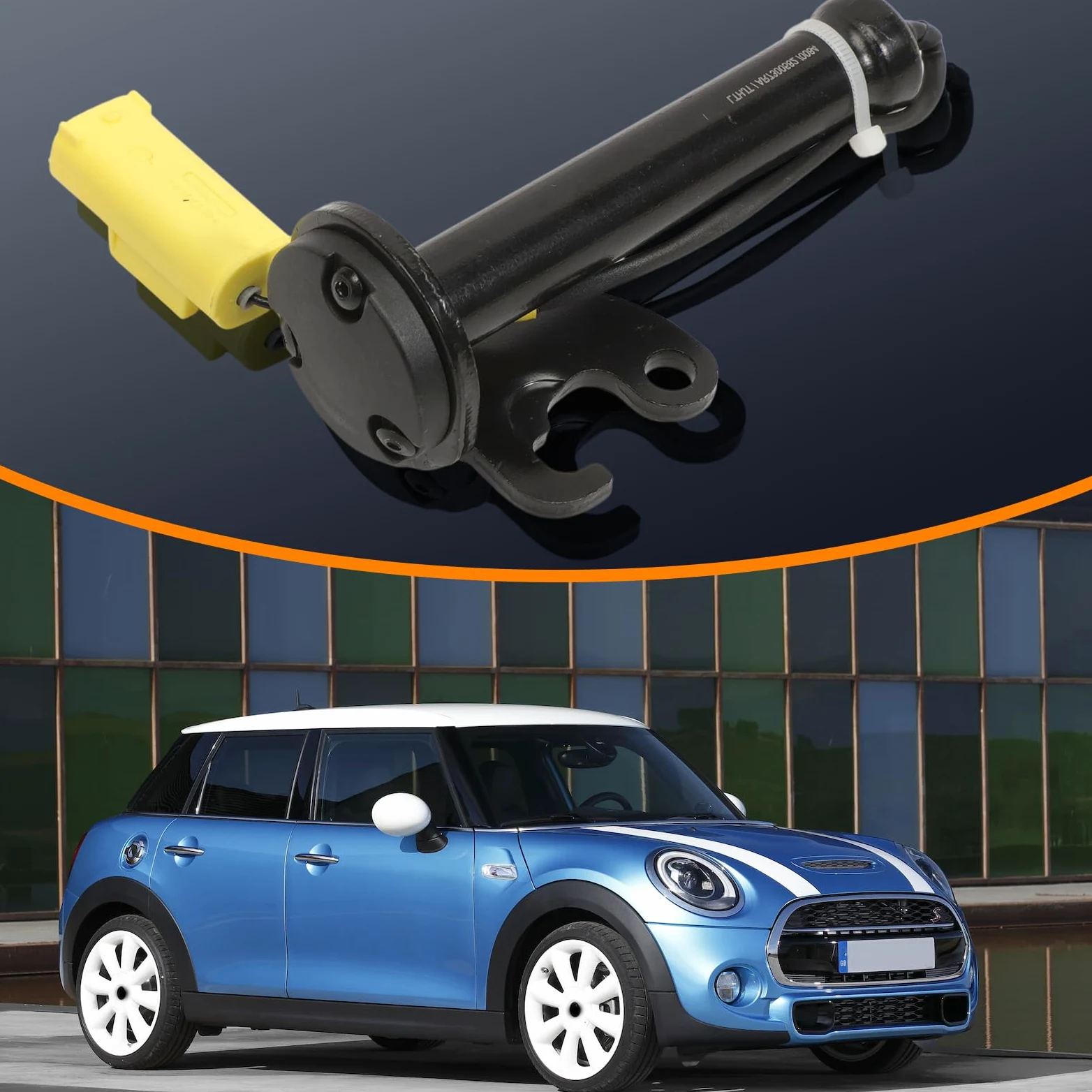 Actuador de capó para Cooper 5 Door Heckback F55 F56 F57 X1 F48 X1 F49 X2 F39 Motor de accionamiento para capó 51237300581 51237300582