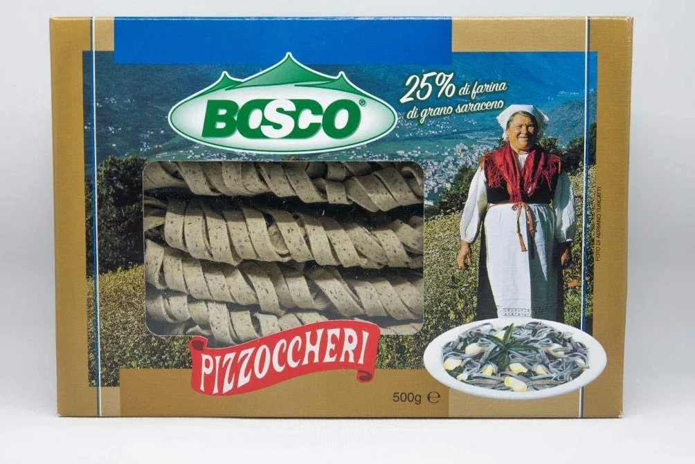 Bosco Pizzoccheri de Valtellina en Caja 2 Paquetes 500 g
