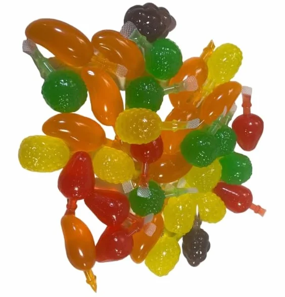 Tasty Fruity Jaleas de gelatina Halal 32 g gelatina de frutas gran tamaño bolsa fiesta cumpleaños niños 5 sabores surtidos