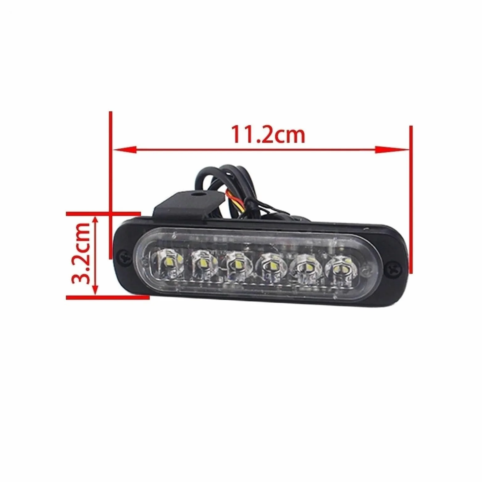 Universal Motocicleta Matrícula Luz De Freno Trasero Motocicleta Scooter LED DRL Accesorios De Circulación Diurna Moto Luces Trasera