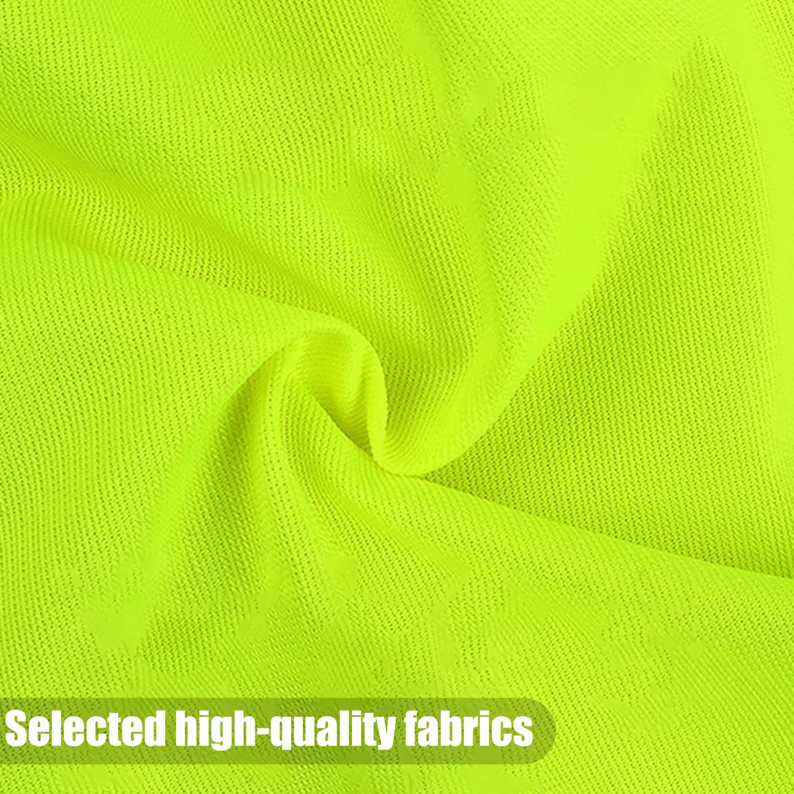GEERDAN 10 Piezas Chaleco Reflectante, Chaleco Reflectante Homologado, Amarillo Chaleco de Seguridad de Alta Visibilida, Chaleco Trabajo Unisex para Correr Moto Bicicleta Conductor Limpiadores
