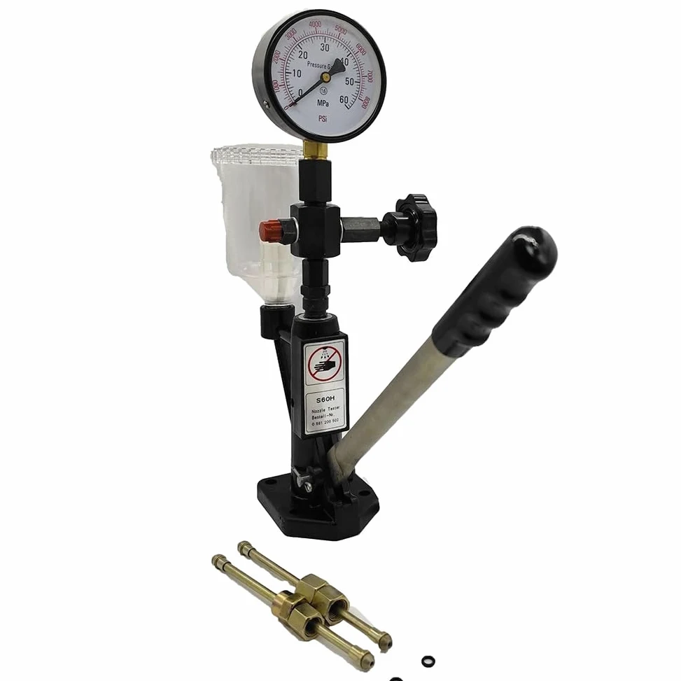 Comprobador de Inyectores S60H 0-60 MPA, Comprobador de Inyectores de Bomba de Aceite, Detector de Inyectores.