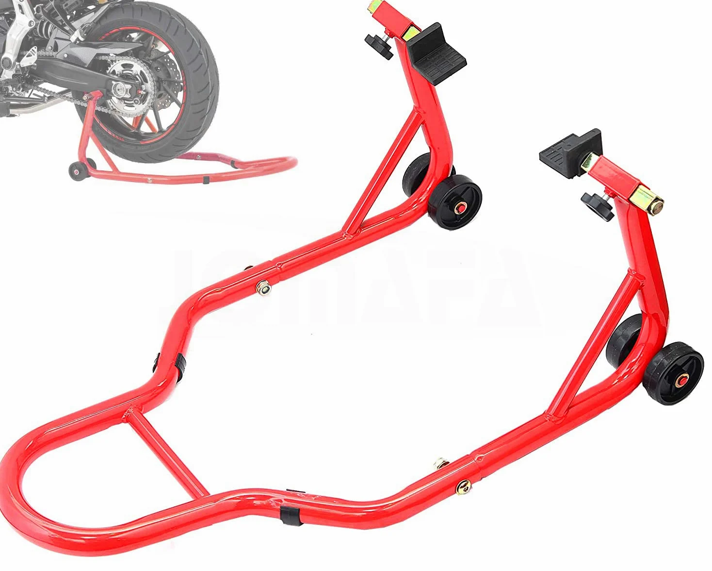 JOMAFA - Caballete/Soporte/Elevador De Motos Trasero A Basculante, 360 Kg