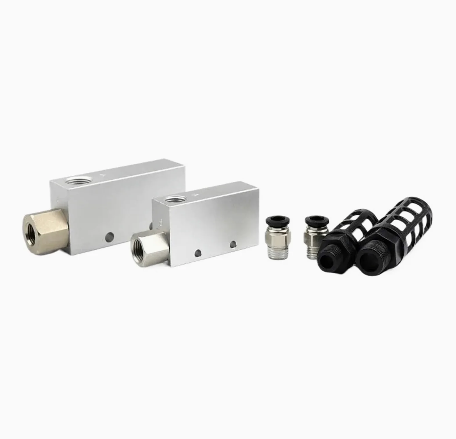 Generador de vacío Generador de vacío, eyector escape aire, presión neumática 10HS 15 20 25 30, válvula Control negativo integrada(30HS)