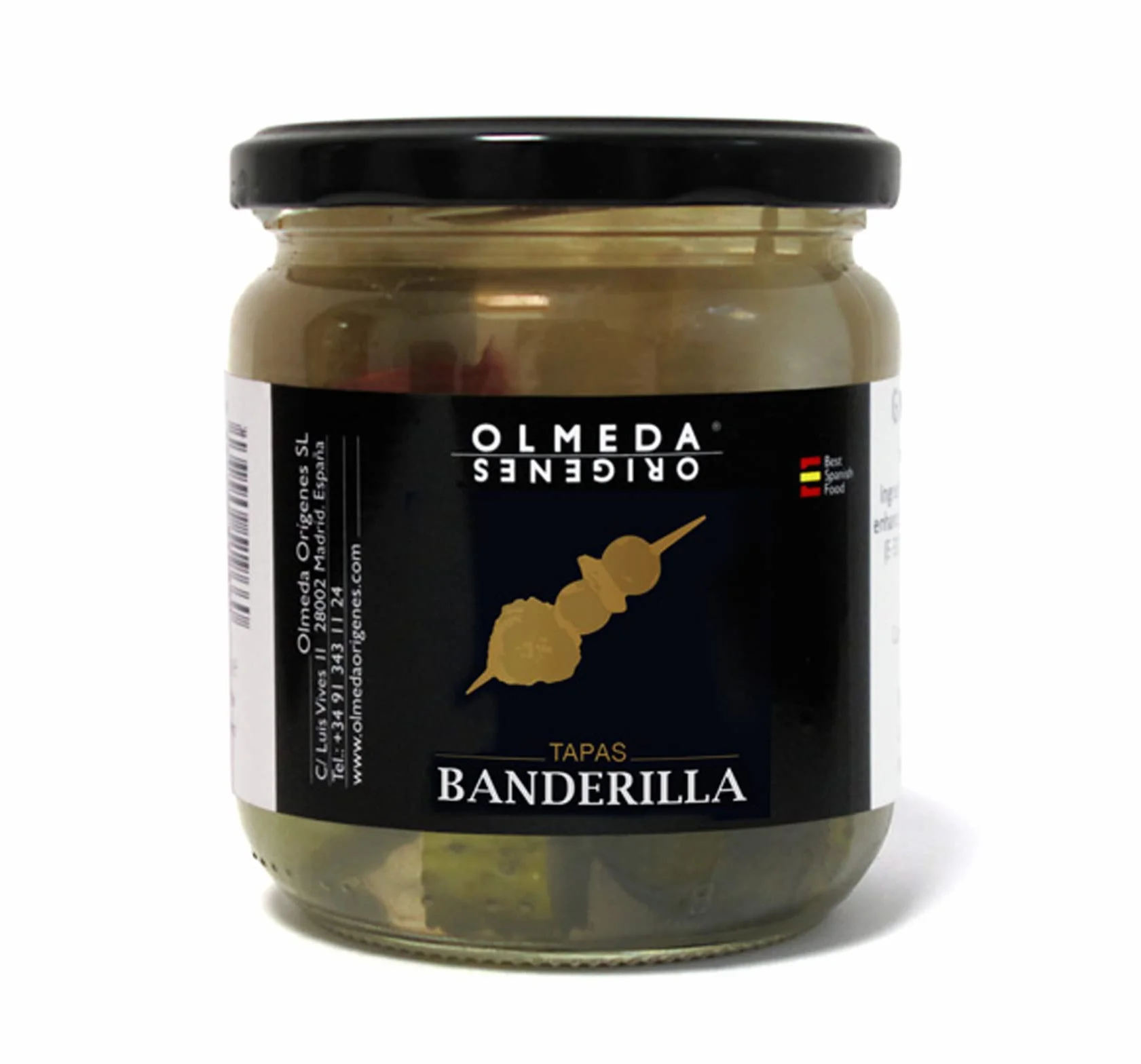 OLMEDA ORÍGENES Banderillas Tapas Tarro de cristal 370 gr