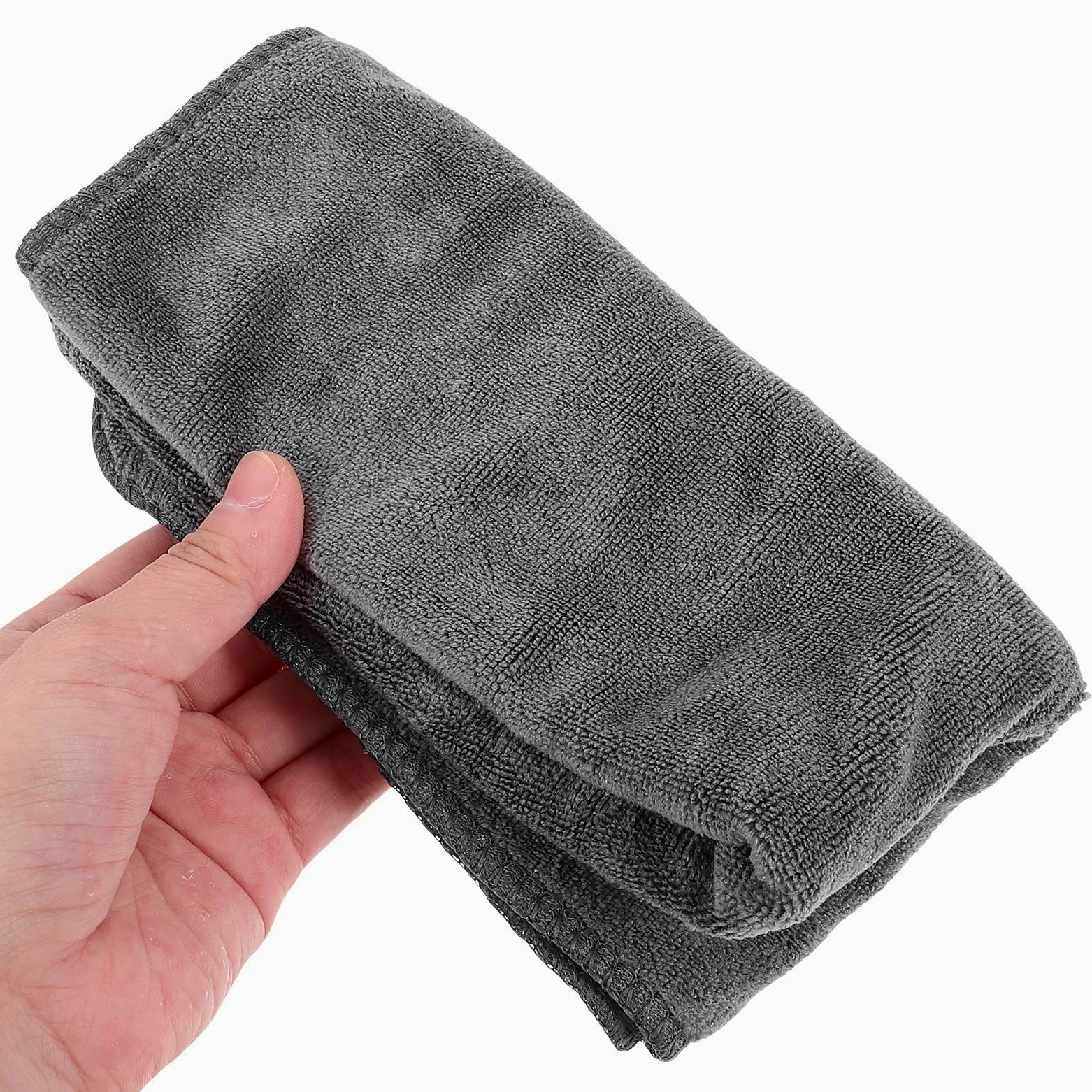Artibetter Paños de Microfibra Fuerte Absorción 12 Absorbentes y Reutilizables sin Dañar la Pintura para Limpieza del Coche y Cocina