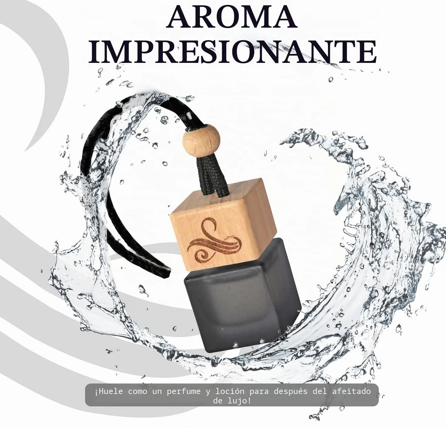 Creed - Ambientador de Coche para Hombre | Fragancias Inspiradas en el Perfume de Aventos | Tecnología Eliminadora de Olores | Aroma Fuerte