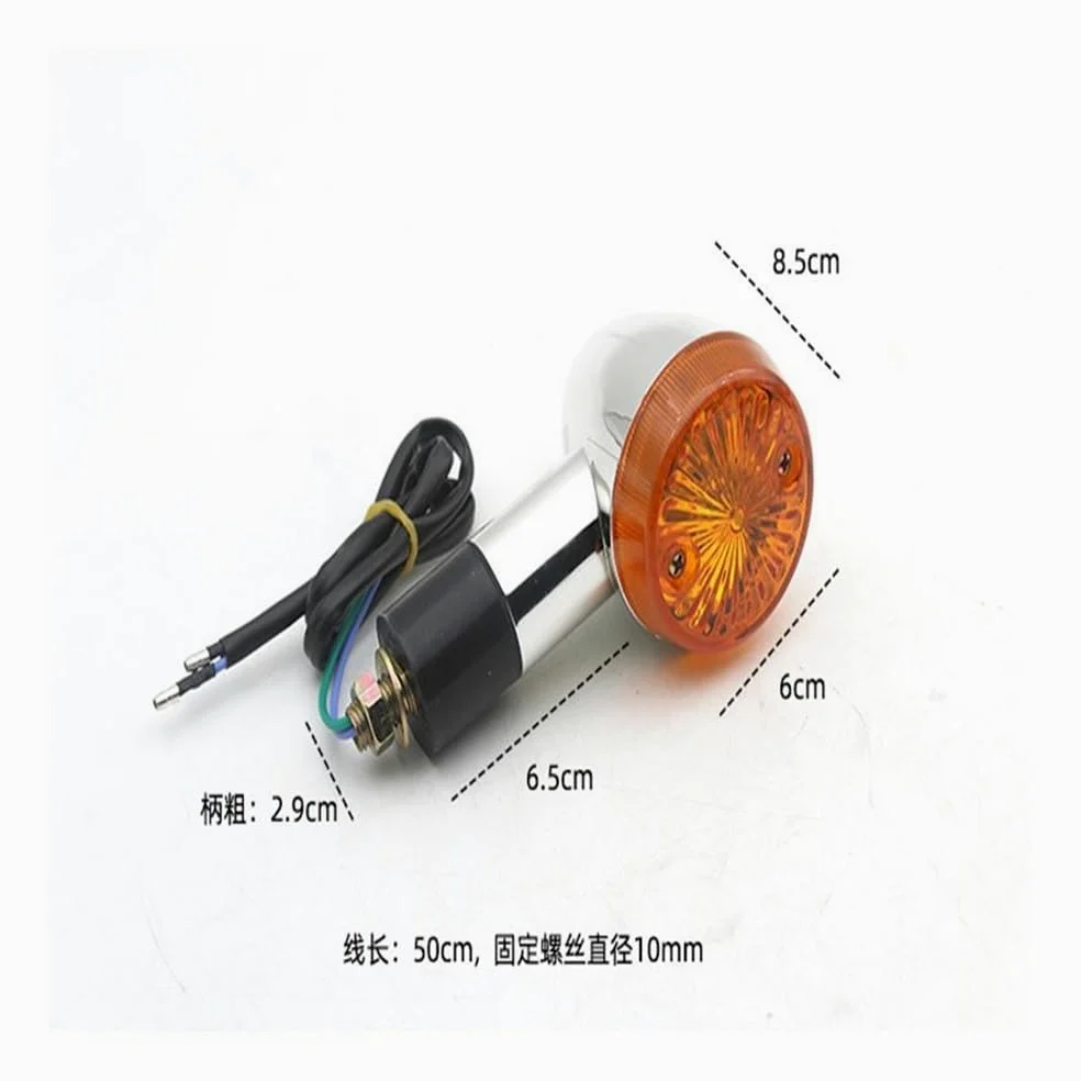 Indicador motocicleta intermitente Para Kaw&asaki VU&LCAN VN 500 750 800 900 1500 1600 1700 2000 Indicador De Señales De Giro De Bala De Motocicleta Clásica Personalizada