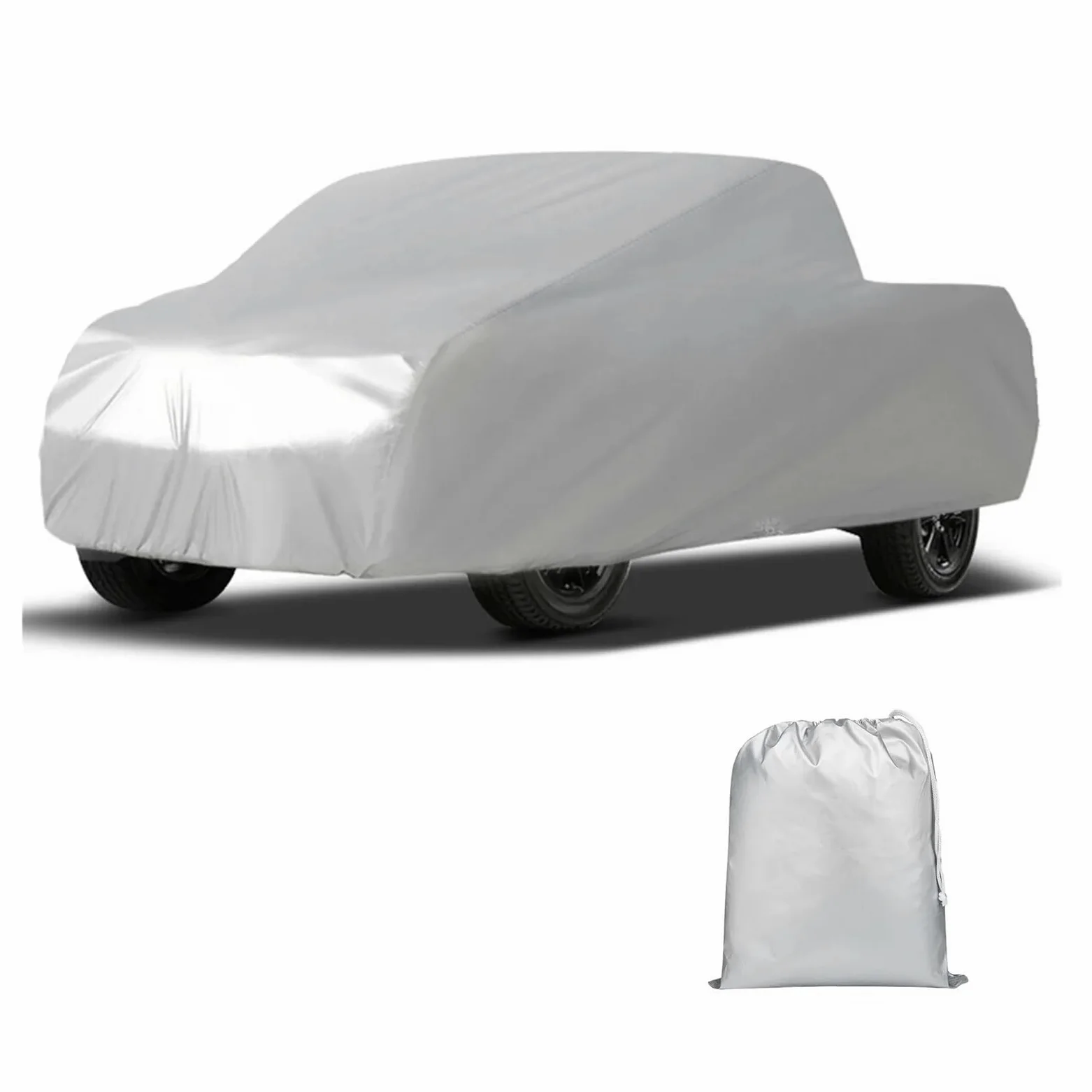 Cubre Coches para Toyota para Tacoma Funda para Camioneta para Todas Las Estaciones contra Polvo Escombros A Prueba Viento Protección UV Funda Coche Exterior(XXL)