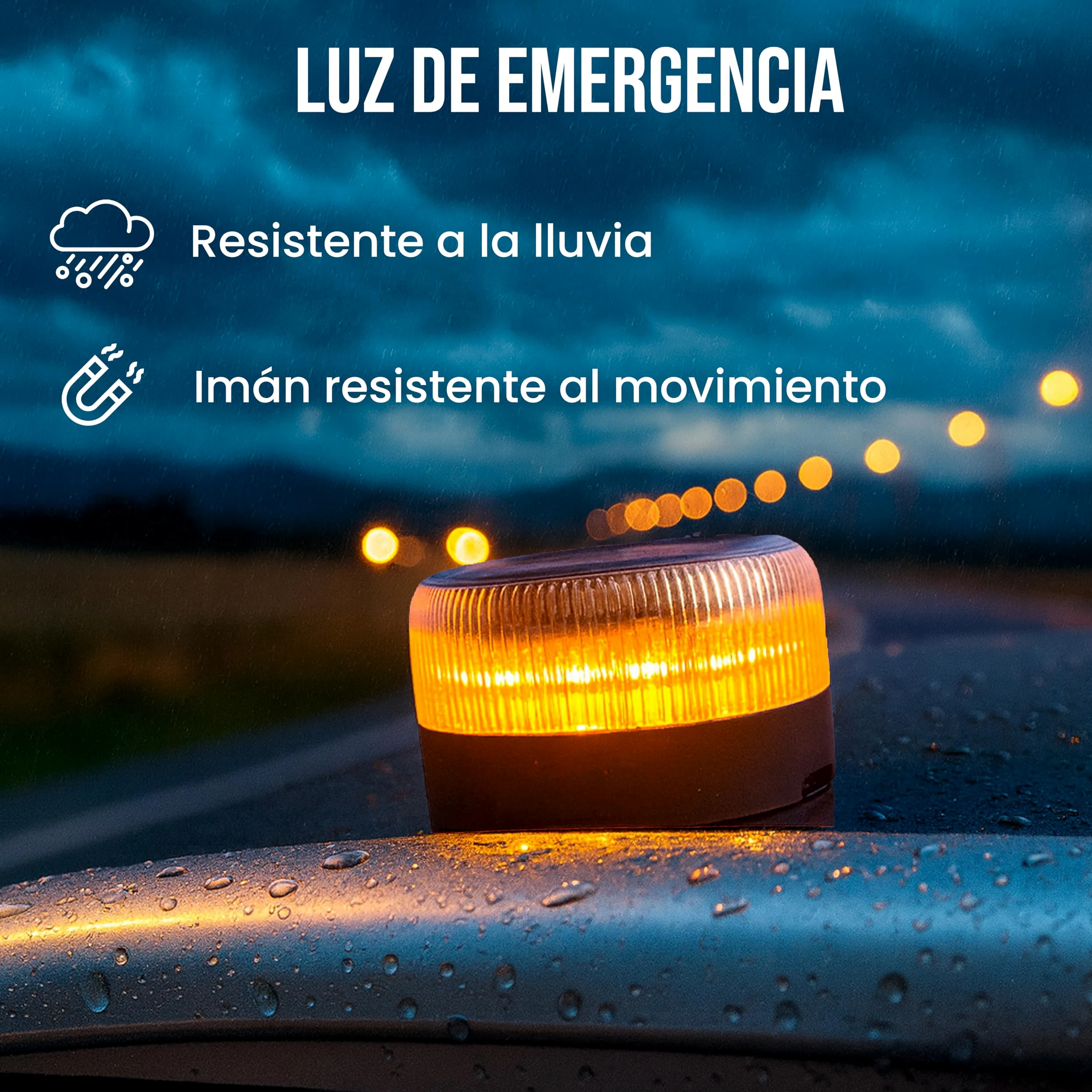 Baliza V16 Homologada por la DGT 3.0, Luz Emergencia LED con Geolocalizacion y con Pilas Incluidas, GPS y SIM