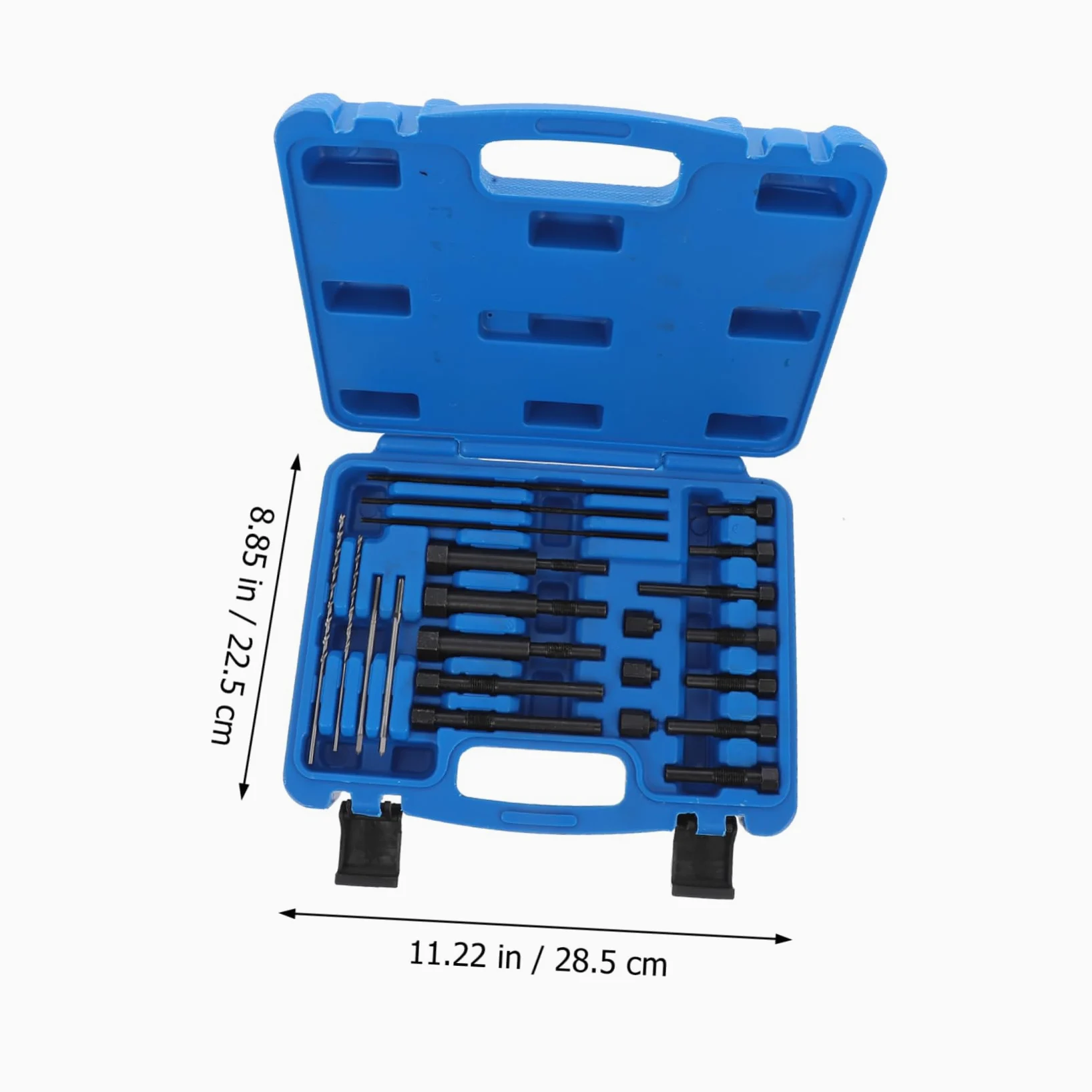 GARVALON Kit Extractor de Bujías Incandescentes Eléctricas, Herramienta de Reparación de Automóviles para Extracción de Electrodos Dañados, Tamaño 22 Mm, Uso Profesional para Taller