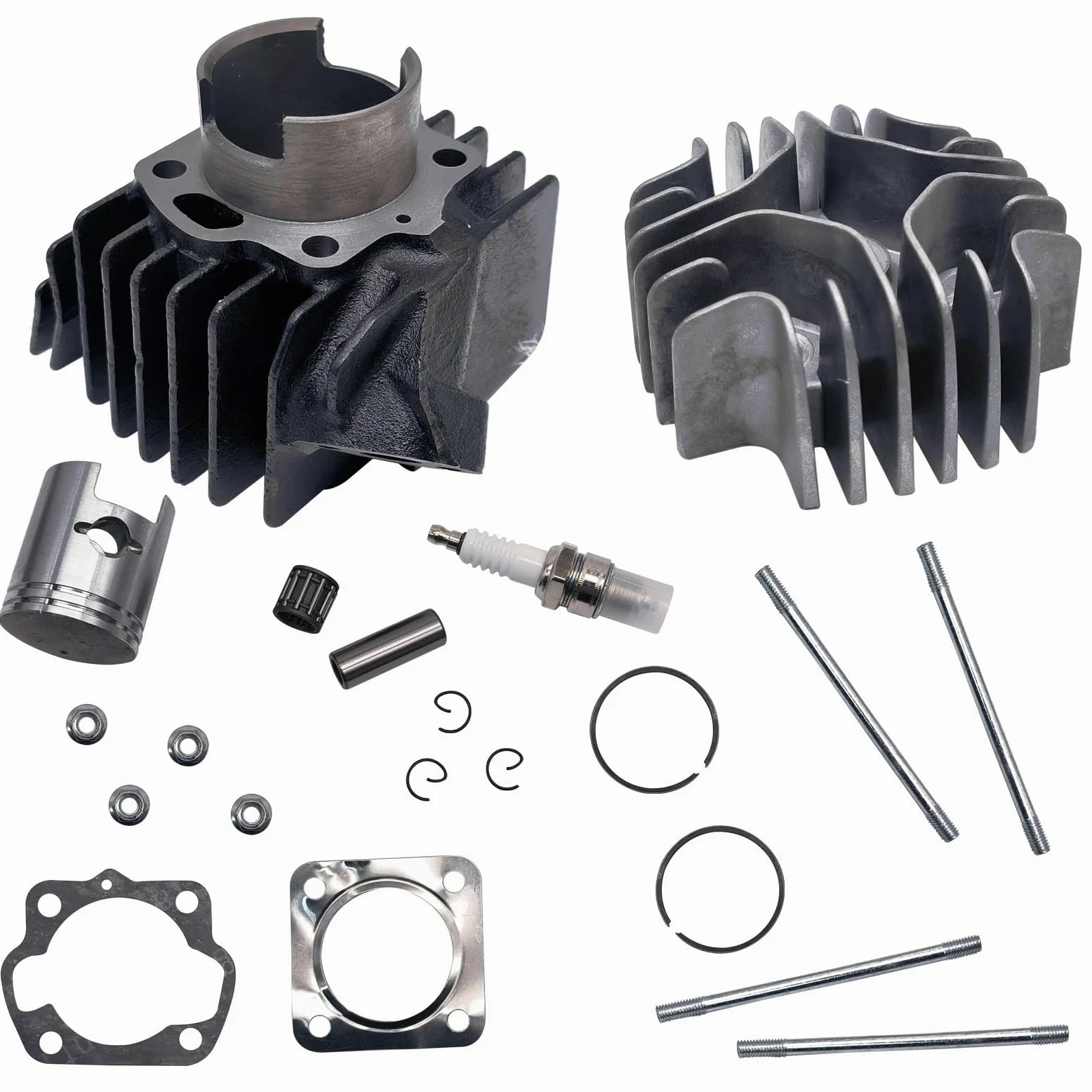 Pieza DE Recambio Kit de Junta de pistón de Cilindro Compatible con LT A50 LT50 JR50 LT Quadrunner 11111-04001 11210-04012-0F0 11141-04000