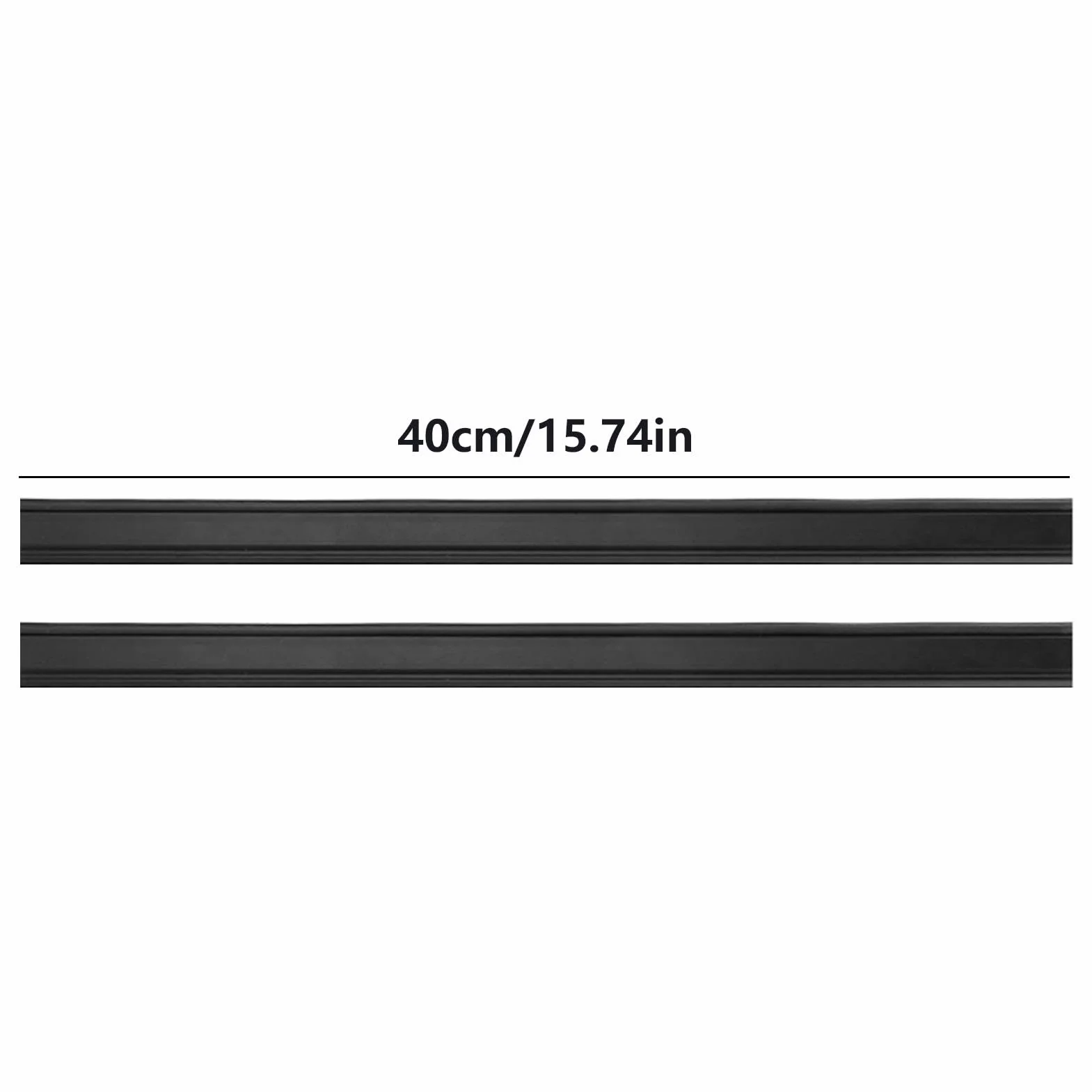 Limpiaparabrisas laterales para coche, limpiacristales laterales para coche, rasqueta de goma resistente a la intemperie para ventanas laterales, limpiador de ventanas multifuncional, fácil de