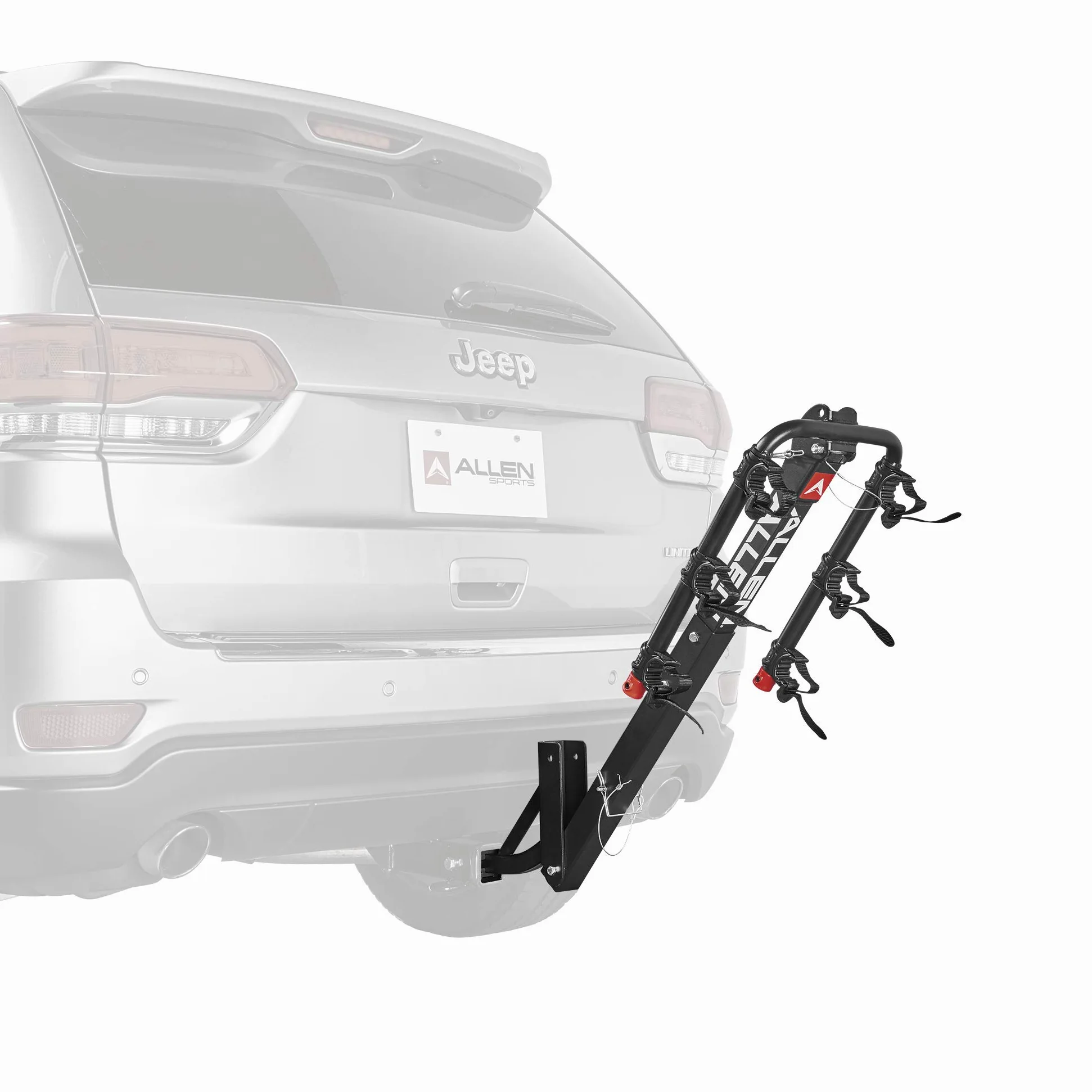 Allen Sports 3-Bike Hitch Mount Rack with 1.25/2-Inch Receiver