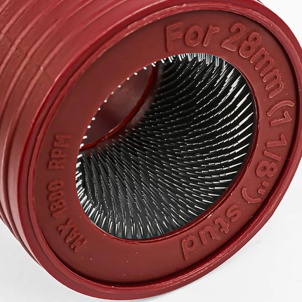 Juego de Herramientas Limpiadoras de Pernos de Rueda de 9 Piezas para Eliminar óxido Y Escombros, Cepillo para Quitar óxido de Tornillos