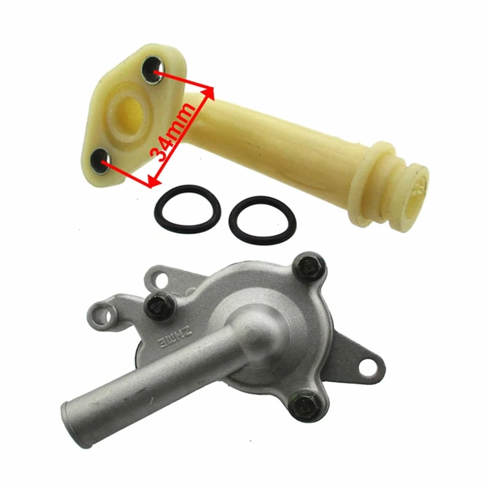 Junta de tubo refrigerante de bomba de agua para Yamaha Linhai Chinese 250cc 260cc 300cc motor refrigerado por agua para Asw Manco Talon Bighorn ATV UTV para Trailmaster 300XRX Go Kart para