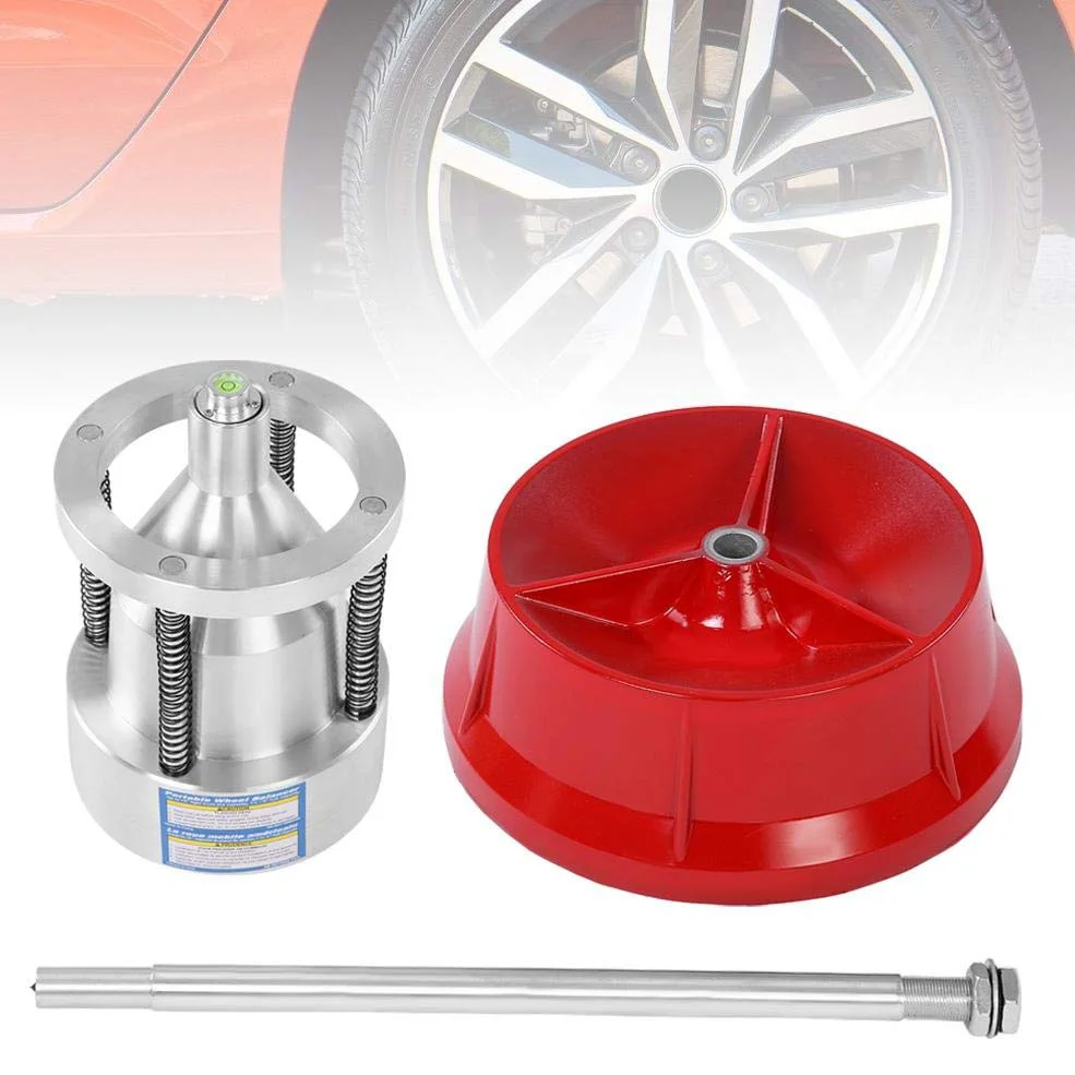 Equilibrador de ruedas Equilibrador de neumáticos Cubos portátiles para camiones automóviles Nivel de burbuja Borde servicio pesado