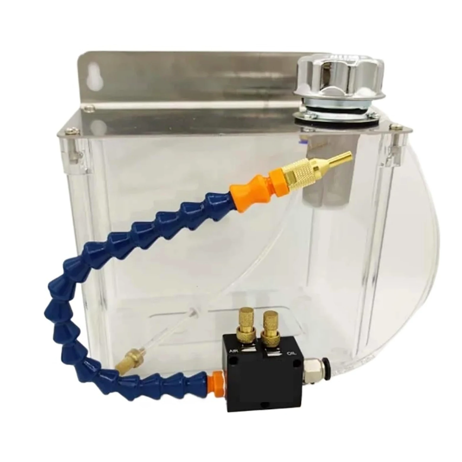 Máquina Herramienta CNC, pulverizador de grabado, corte de Metal, pulverizador de enfriamiento, bomba de aceite, aceite lubricante, pulverizador transparente, lata de aceite de 3 litros(Item 1,Standar
