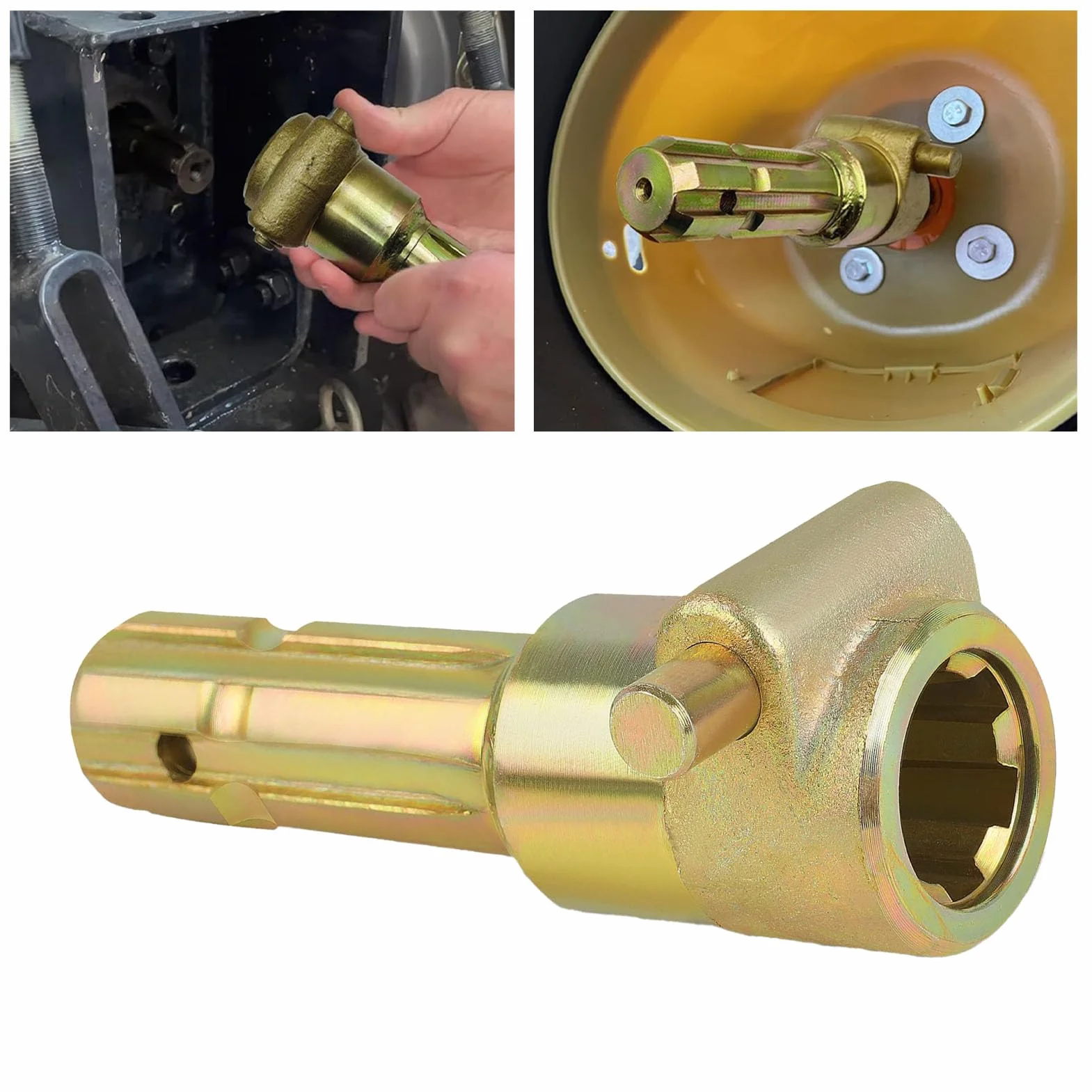 Adaptador de PTO Hembra 1 3/8 Pulgadas 6 Spline Macho 1 3/8 Pulgadas 6 Spline PTO Extensión Tractores Hasta 70 CV