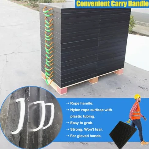 Almohadillas de nivelación apilables resistentes para caravanas, campistas y camiones de cubo - Soporte de alta densidad para estacionamiento estable y nivelación en superficies irregulares