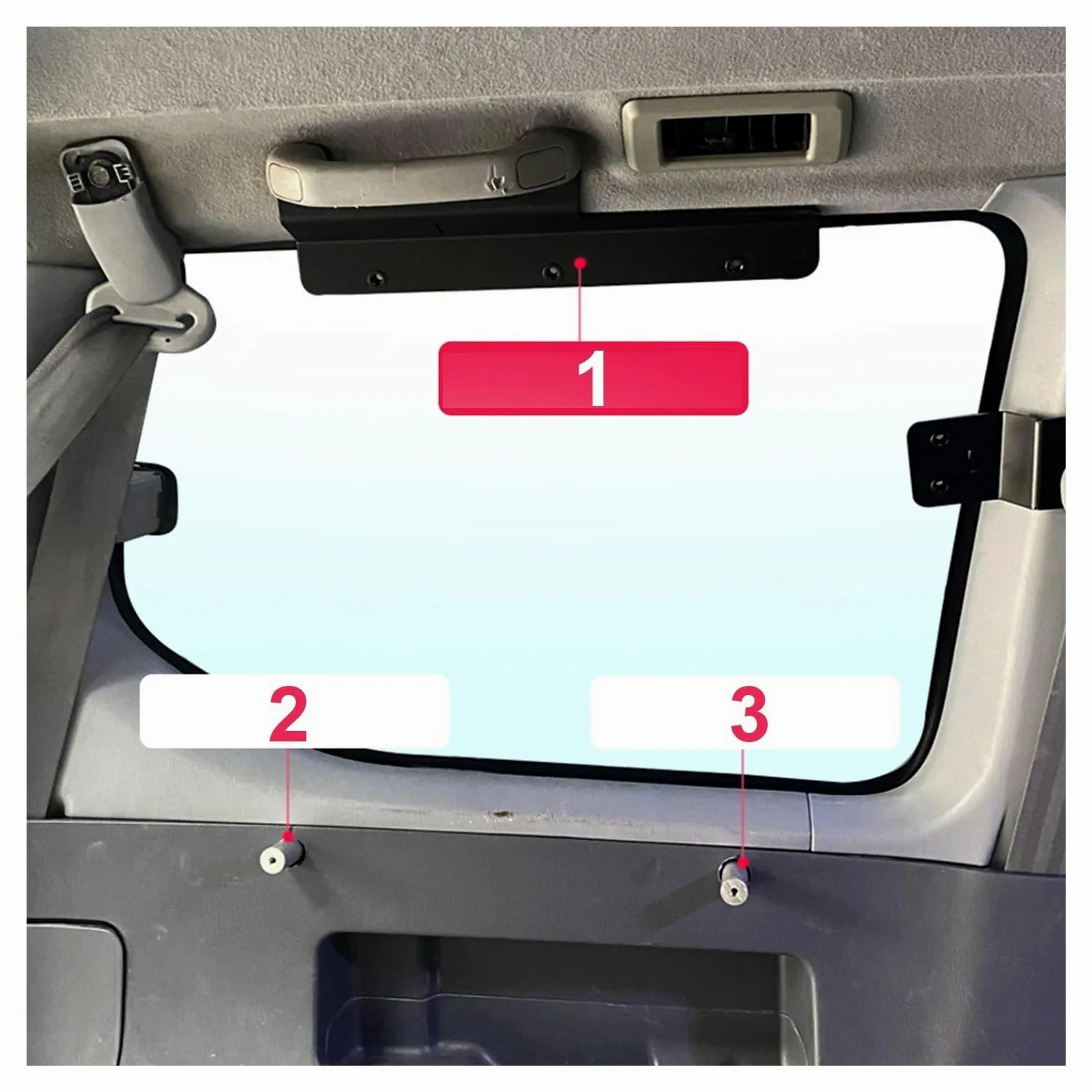 Cubierta Carga Maletero Trasero Estante Cortina Estante para Ventana Lateral Panel Almacenamiento Maletero Trasero para Toyota para Land para Cruiser para Prado LC90 LC95 1996-2002