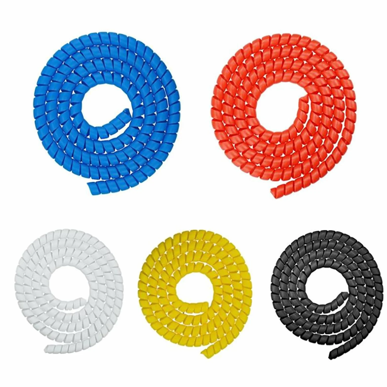 Haiki Fundas protectoras de línea de freno, espirales, tubo de cable, para accesorios de scooter eléctrico