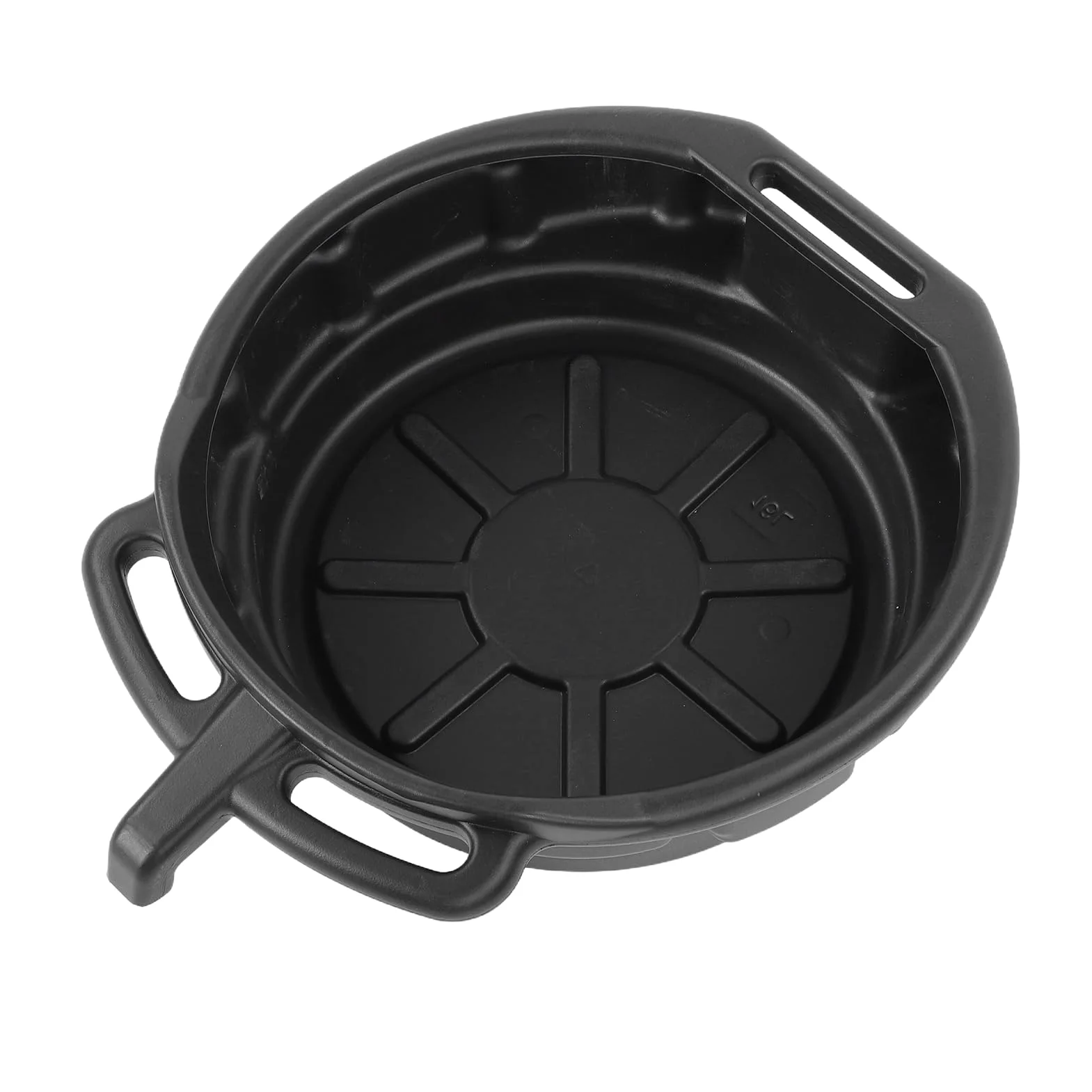 Akozon Bandeja Drenaje Aceite 16 litros Polietileno Antisalpicaduras Borde Enrollado Boquilla Incorporada para Motocicletas Automotrices CMB0135