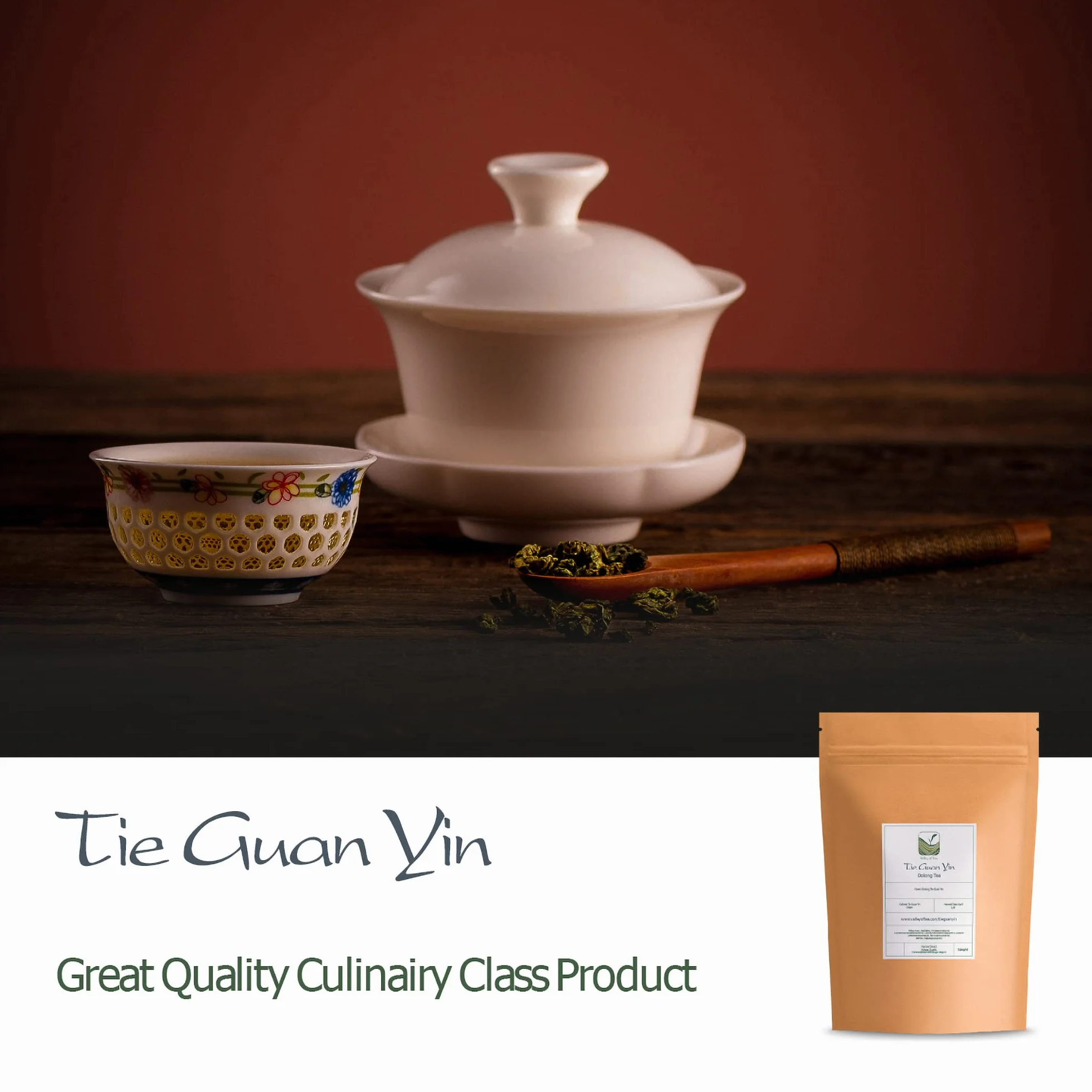 Té Oolong De Hojas Sueltas Chino Ti Guan Yin - Diosa Del Hierro De La Misericordia
