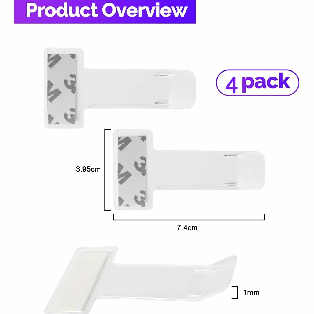 Clip para boletos de Parabrisas, Clip para boletos de estacionamiento, Clip para boletos Autoadhesivo para Permiso de Parabrisas, Clips para permisos para automóviles, Camiones y caravanas