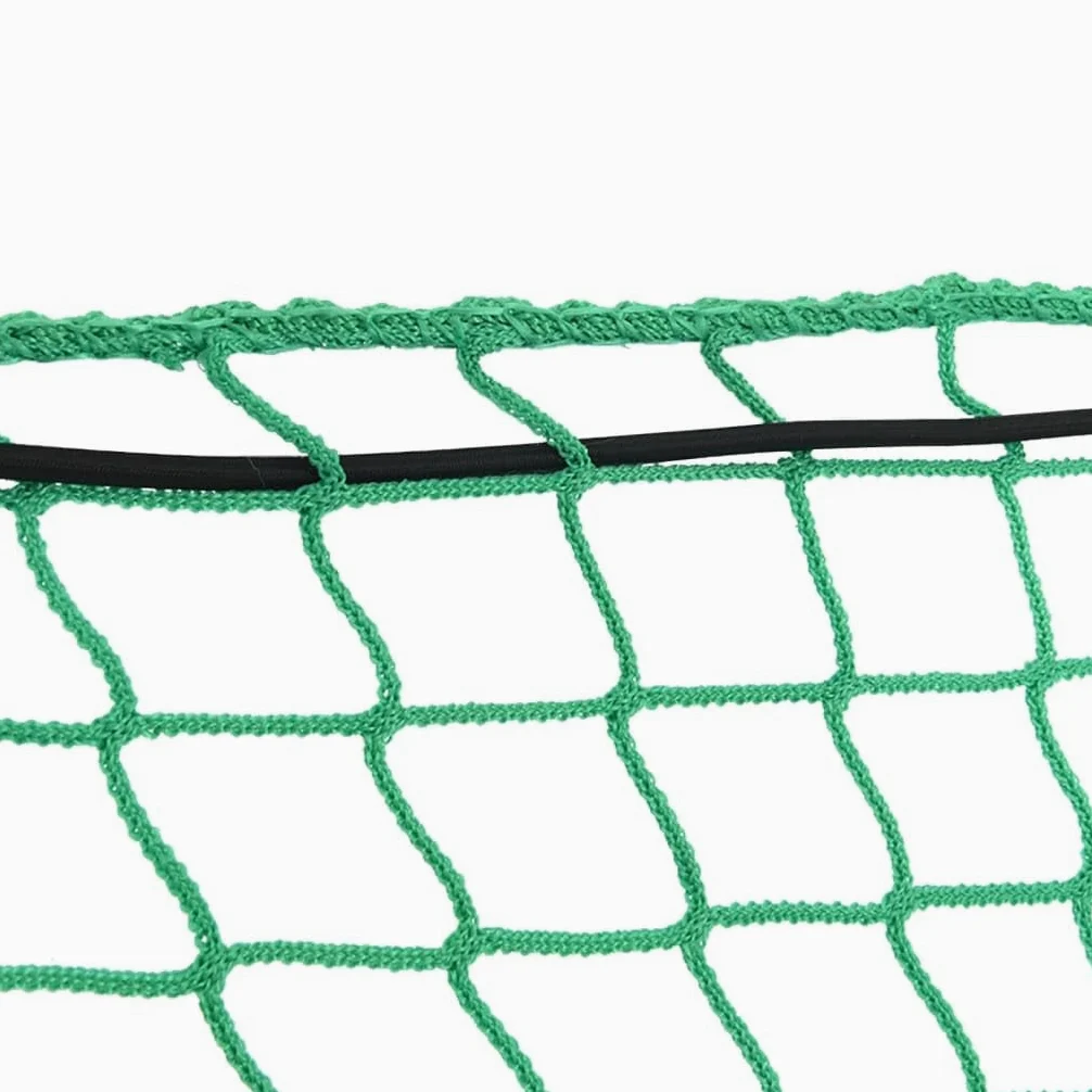 Mangloder - Red para remolque con cuerda de goma verde, 4 x 4 m, polipropileno, resistente a la intemperie y a los rayos UV, para vehículos