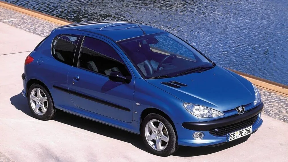 MTC - Alfombrillas para Peugeot 206 a Partir de 1998 - Alfombrillas a Medida - Antideslizantes - Talonera en PVC (cloruro de polivinilo) - Clips de fijación