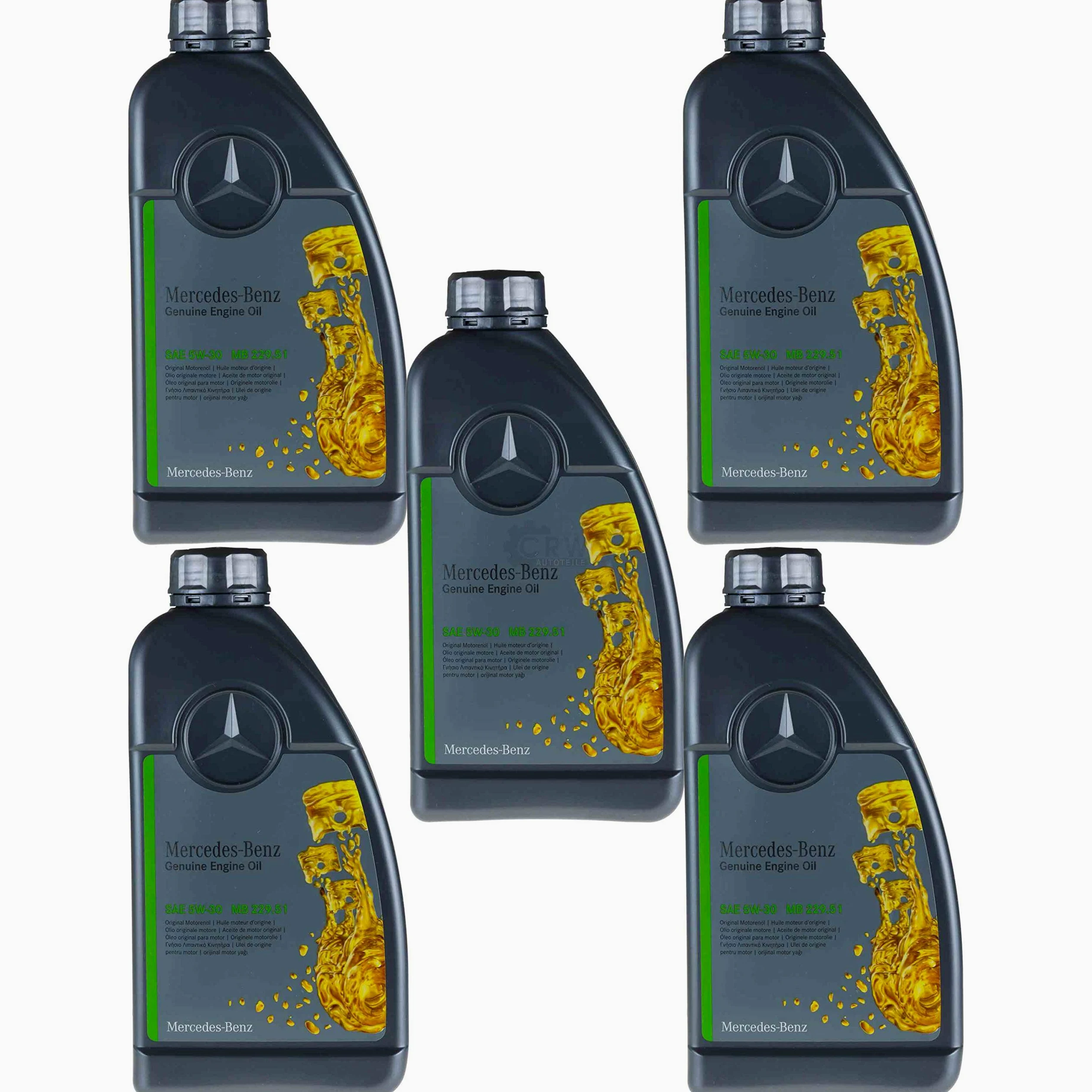 Aceite de motor sintético original 5W-30 MB (229.51), 5 litros