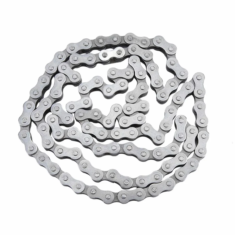 Yctze para cadena bicimoto cadena bicimoto Cadena de motor 415-110L Cadena de eslabones de motor de acero inoxidable 415H cadena bugie reemplazo para bicicleta motorizada
