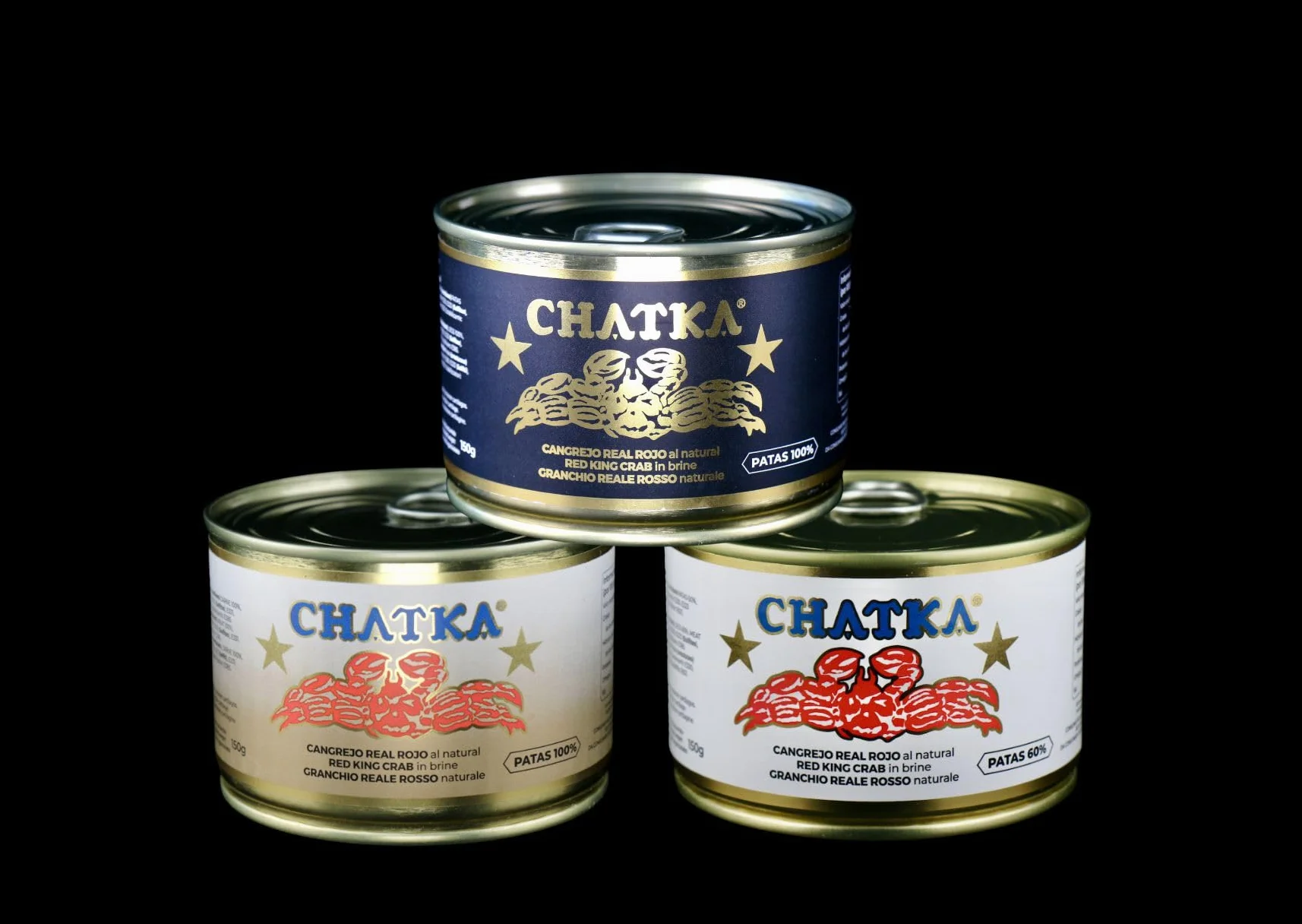 Conserva de cangrejo Real rojo 60% patas 90g tradicion