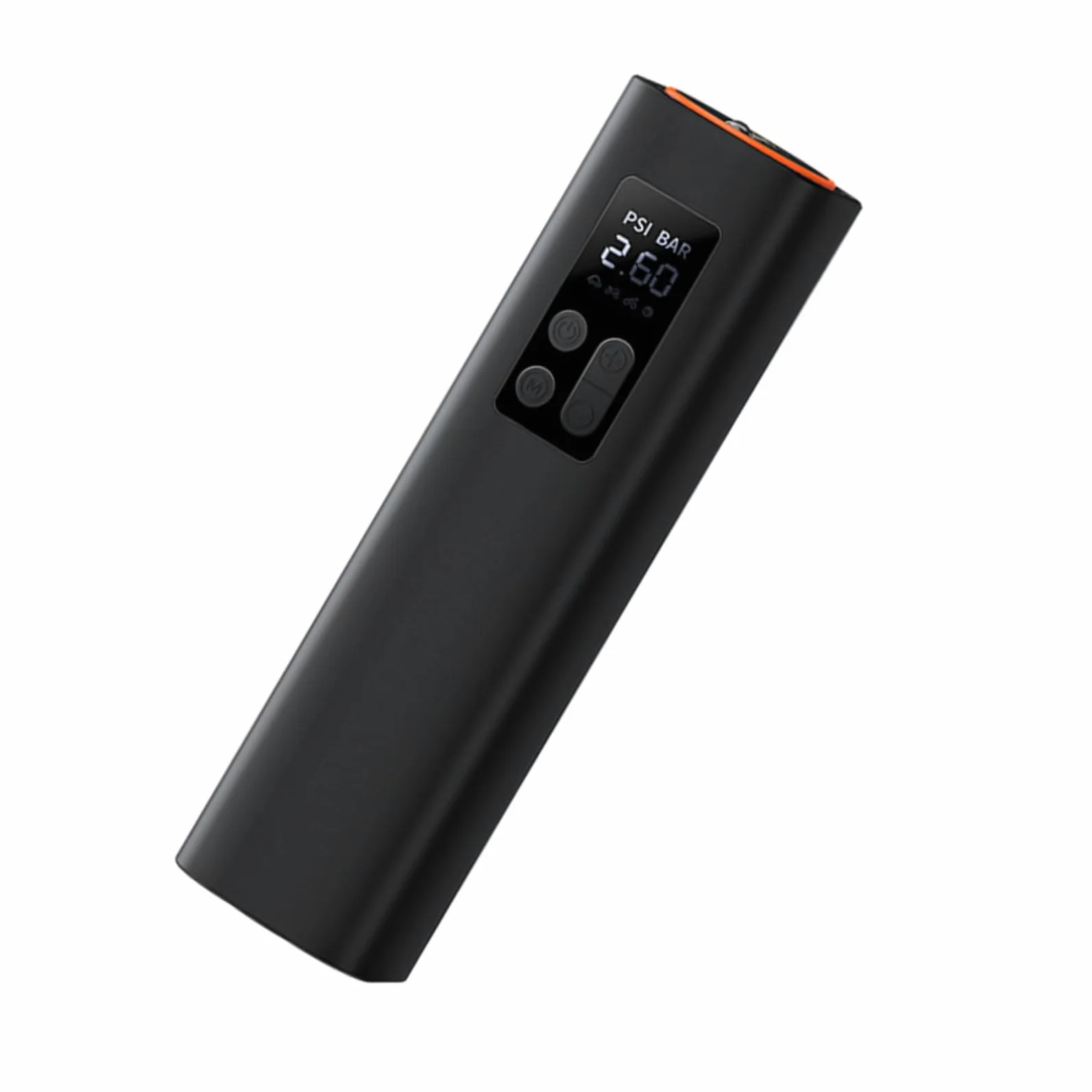 SOLUSTRE Mini Bomba Eléctrica Portátil para Neumáticos de Coche y Bici | Pantalla Digital Presión, Negro, Cobre Abs Goma, para Senderismo y Camping