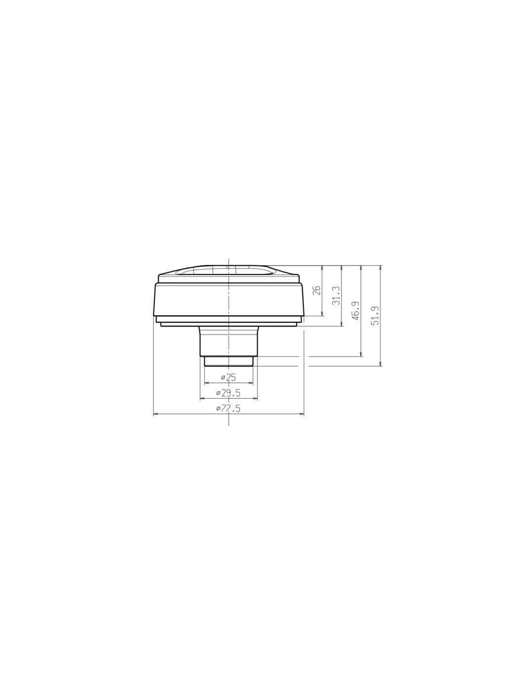 CR-MOESANCO® Tapa Blanca de Depósito de Agua para Caravana, con 3 Asideros Hundidos,Entrada de Agua con LLaves, Cierre de Polipropileno, Camping, Remolque, Autocaravana, a Prueba de Fugas.