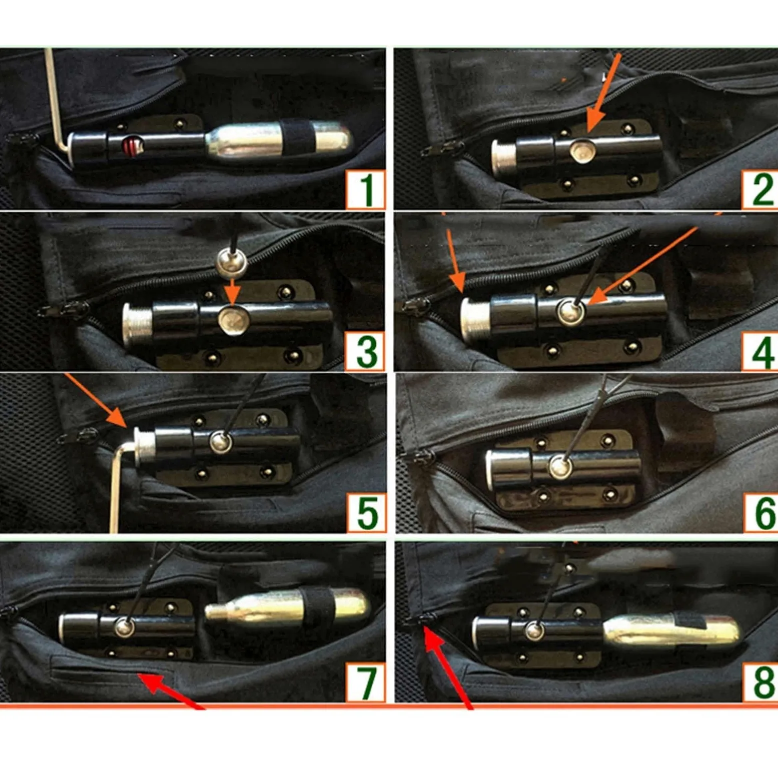 Chaleco con airbag para Motociclistas Chaleco con airbag Ligero de Alta Visibilidad con Bolsa de Aire para el Cuello (Negro L)