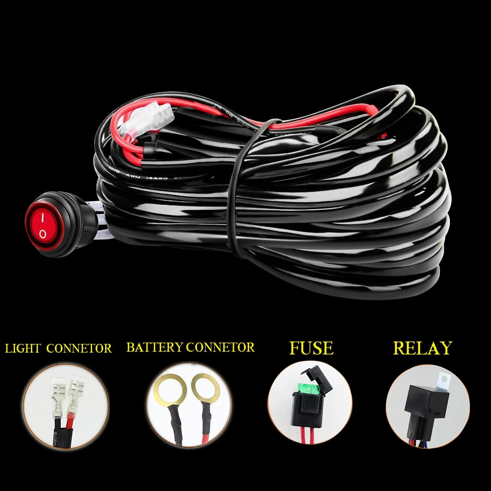 Auto 4 x 4 barra LED 100 cm 540 W barra luminosa LED de trabajo con 12 V haz de cableado, foco e inundación Rampa LED luces faro LED para coche, tractor, camión, quad, barco, SUV 4 x 4