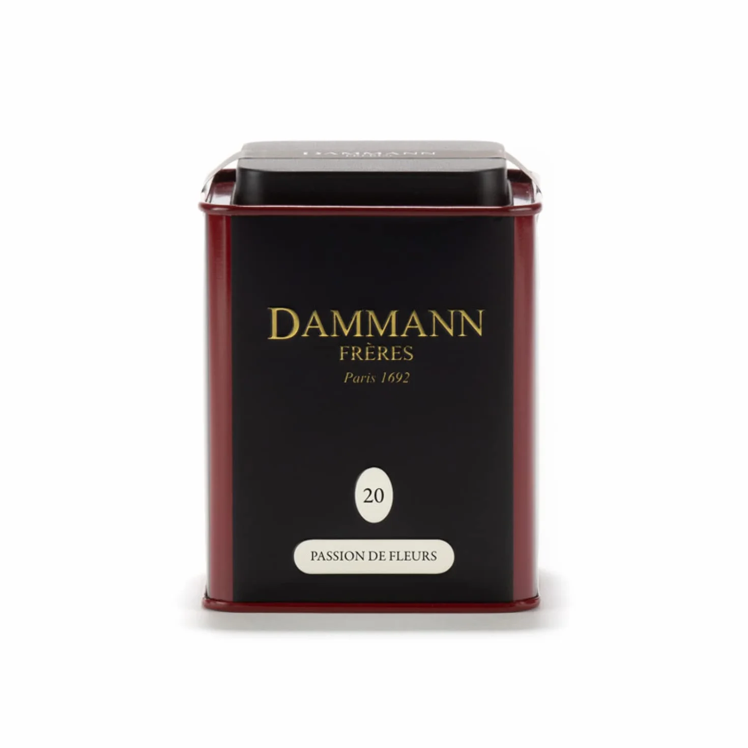 Dammann Frères Passion de Fleurs Té blanco con pétalos de rosa y albaricoque Lata 100 gr