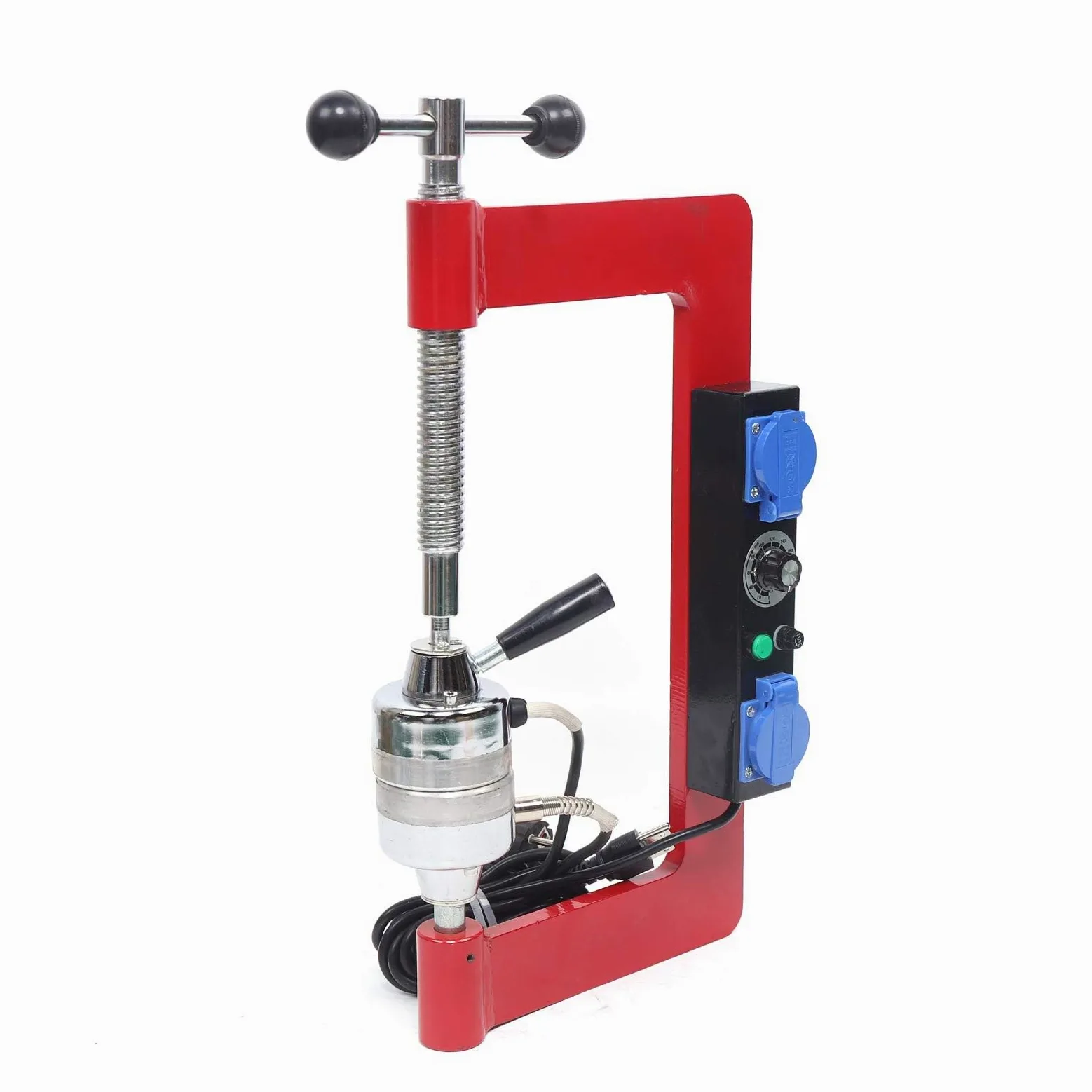 Máquina de vulcanización automática de neumáticos, herramienta de reparación de calefacción de 600 W con temporizador y control de temperatura para reparación de neumáticos